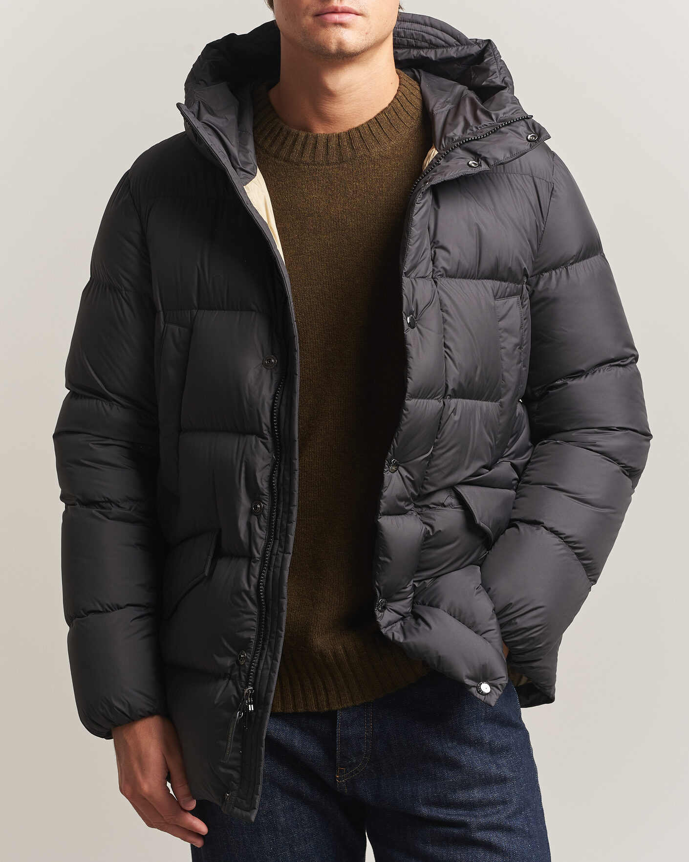 Homme | Manteaux Et Vestes | Woolrich | Cloud Davis Parka Black