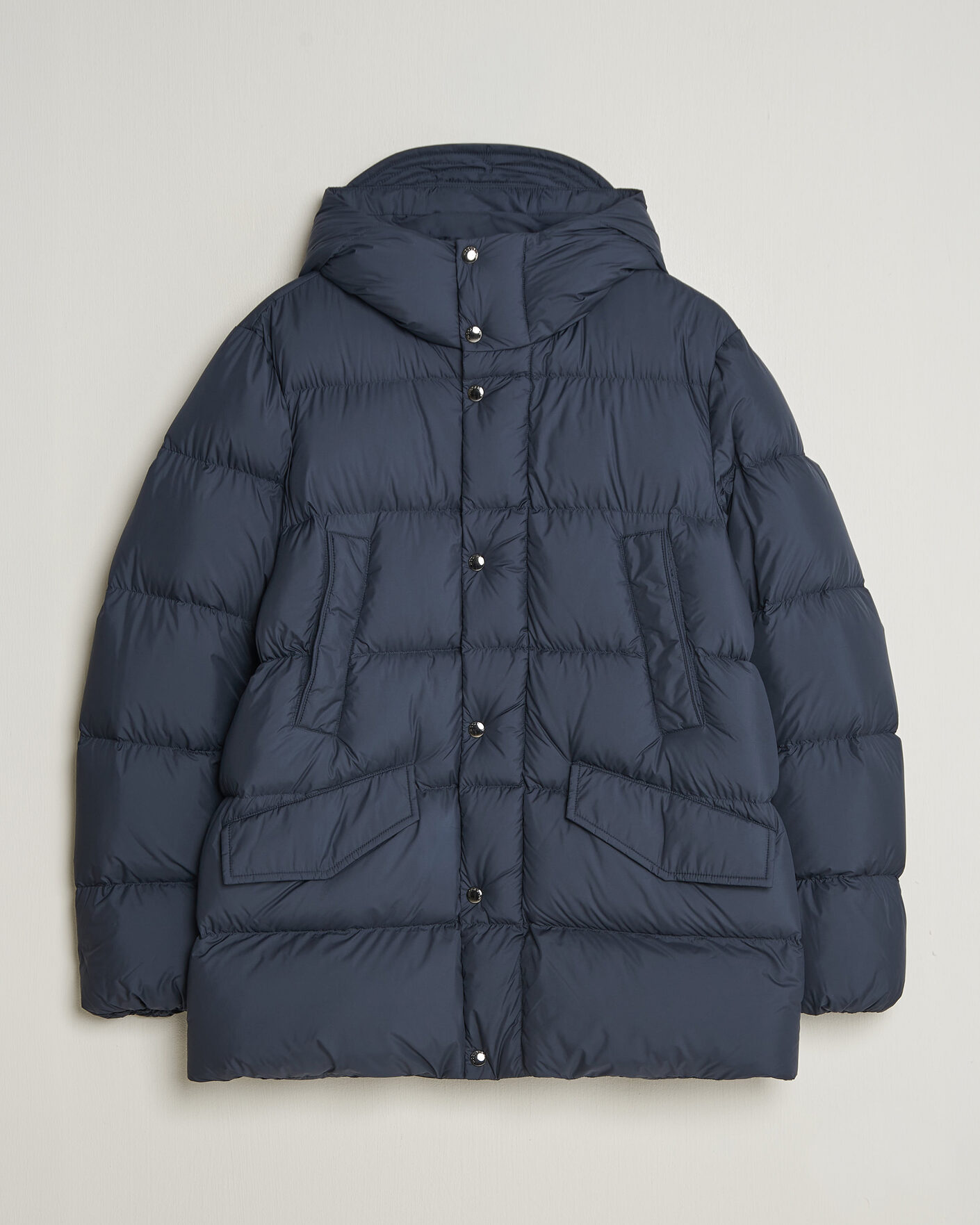 Homme | Manteaux Et Vestes | Woolrich | Cloud Davis Parka Melton Blue