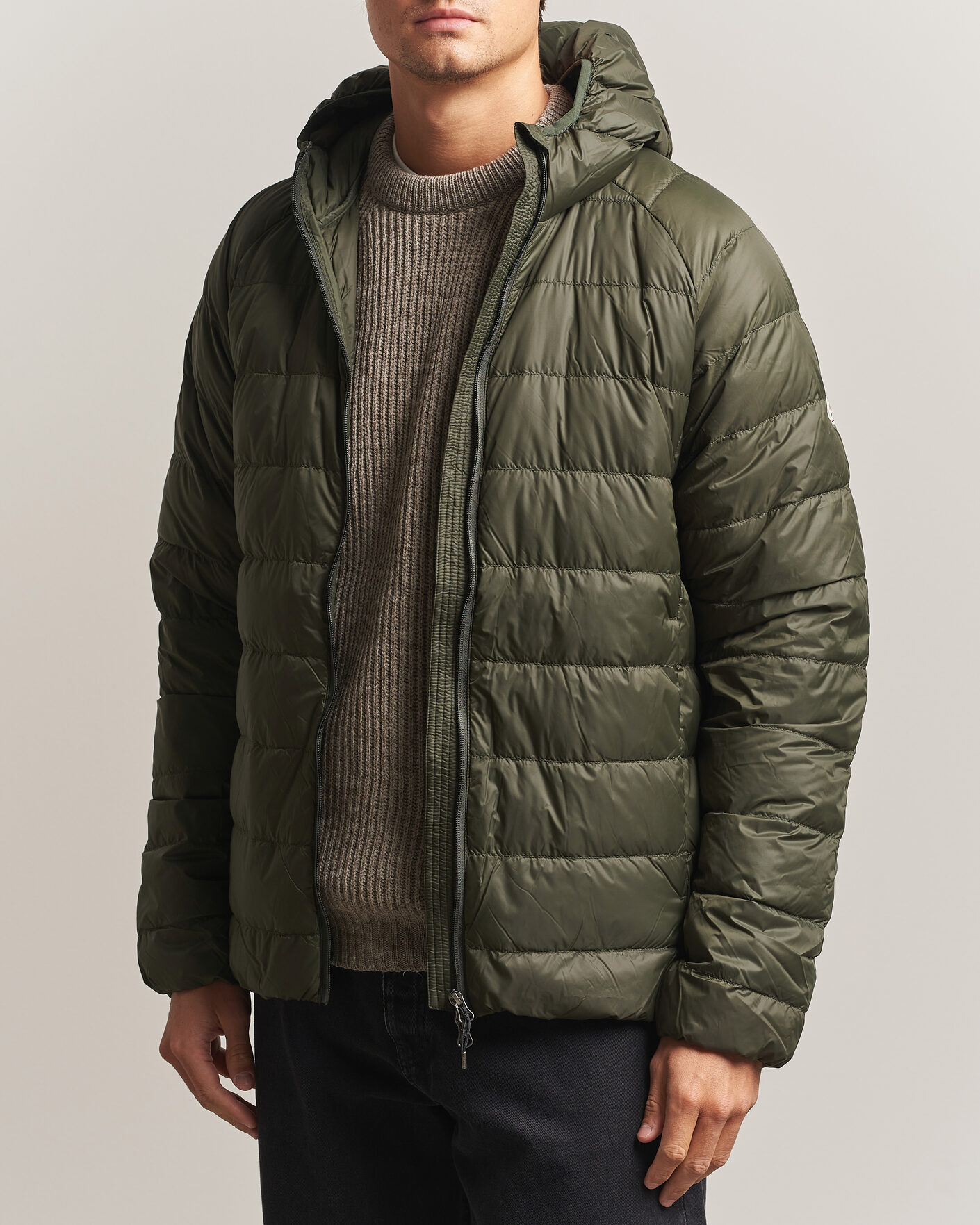Homme | Manteaux Et Vestes | Pyrenex | Guzet Hooded Down Jacket Deep Khaki