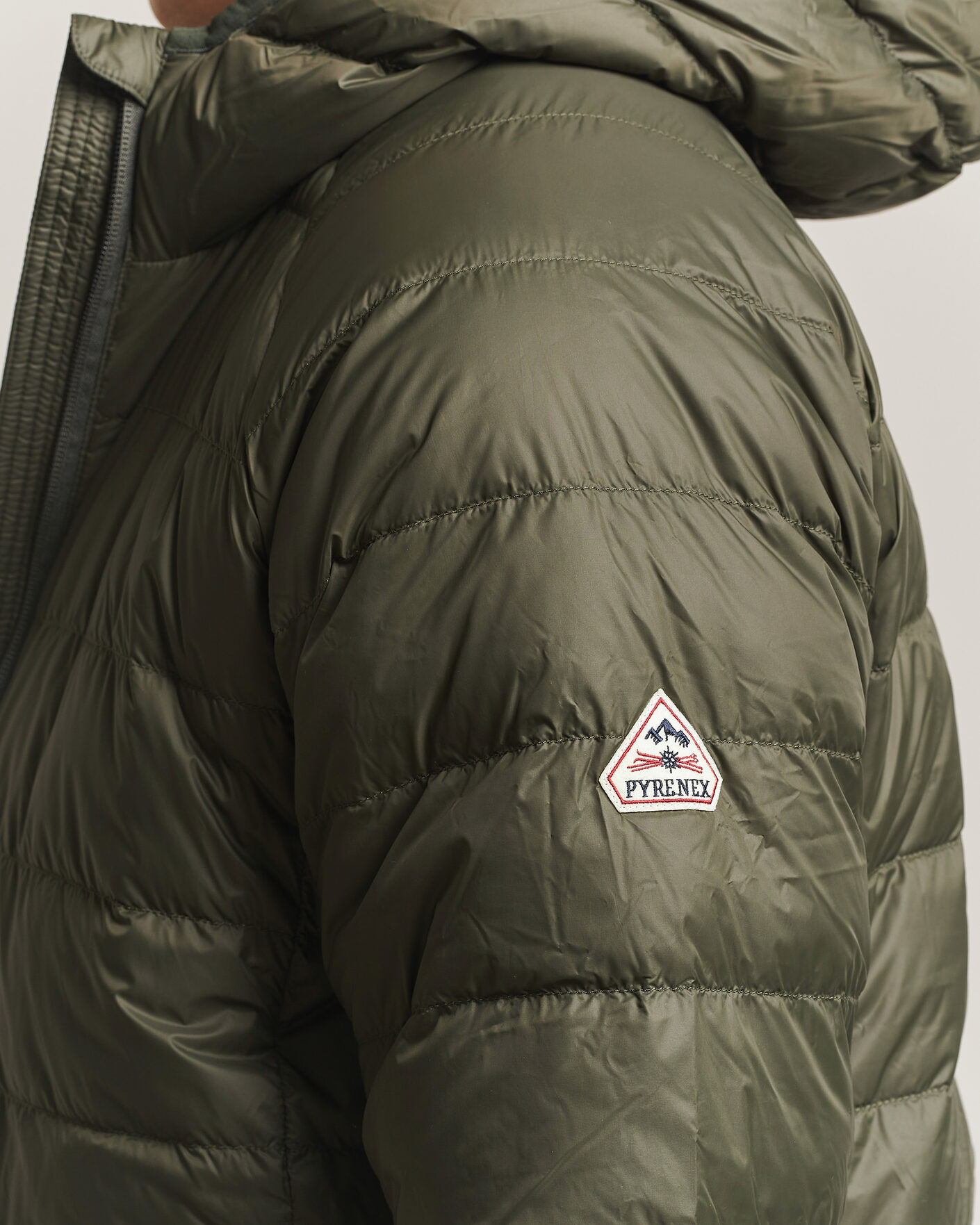 Homme | Manteaux Et Vestes | Pyrenex | Guzet Hooded Down Jacket Deep Khaki