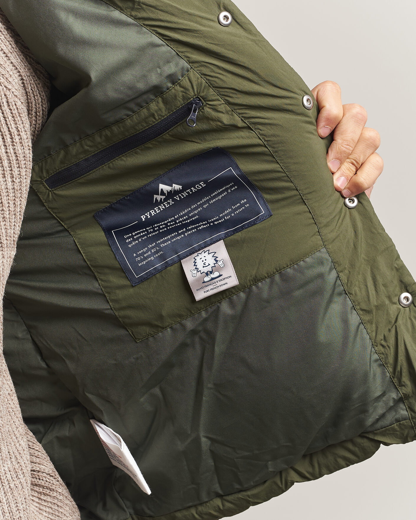 Homme | Manteaux Et Vestes | Pyrenex | Fiery Down Jacket Deep Khaki