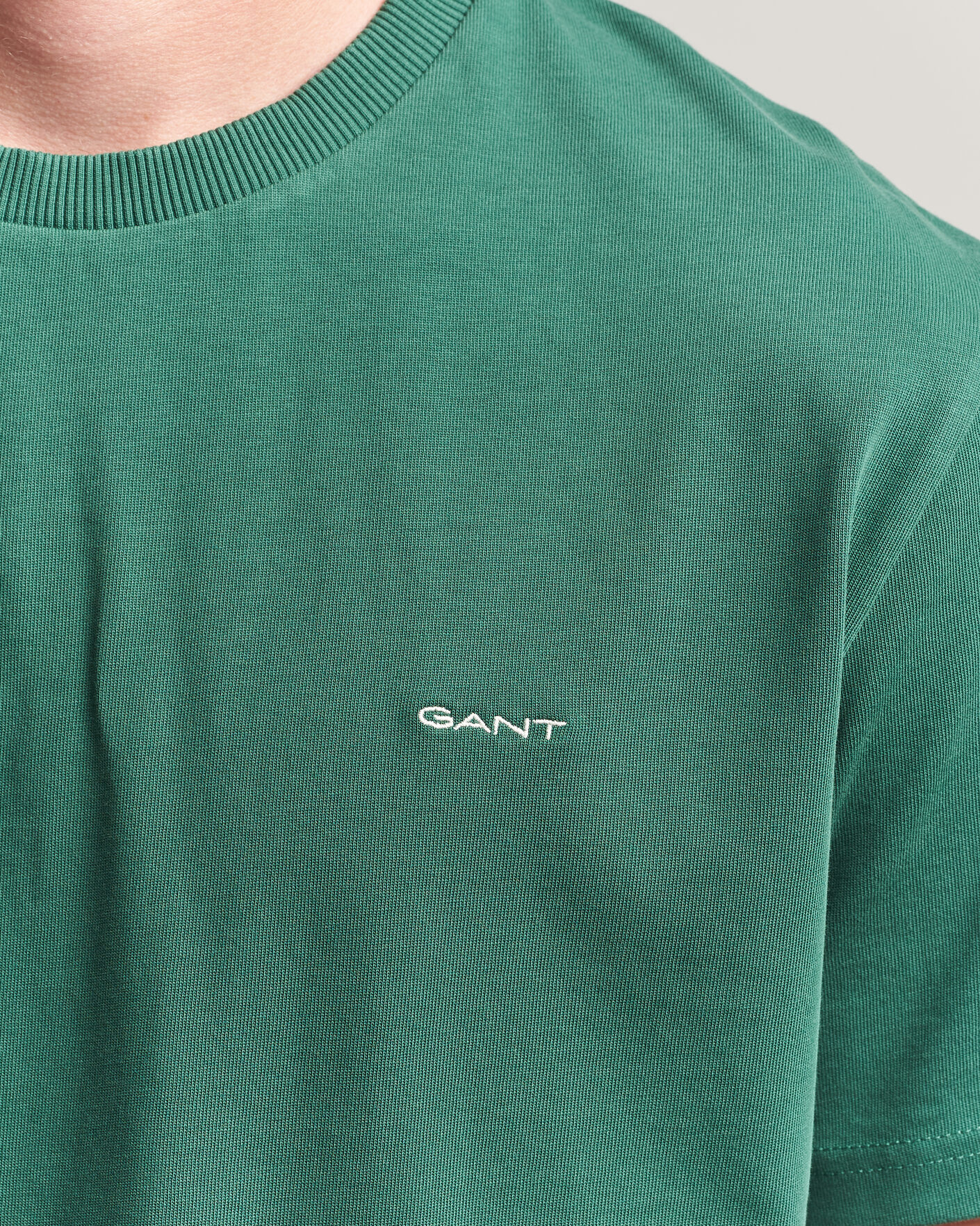 Homme | T-shirts | Gant | Tournament Crew Neck T-Shirt Green