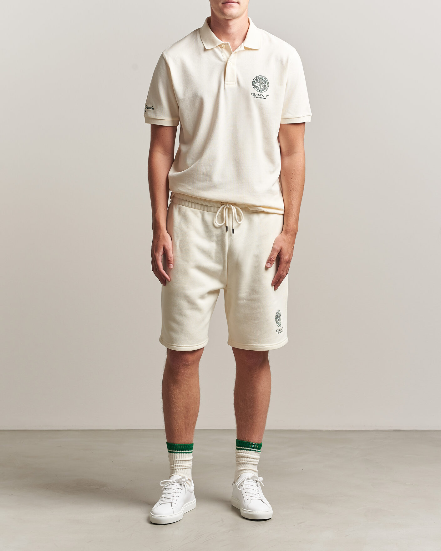 Homme | Polos | Gant | Tournament Pique Cream