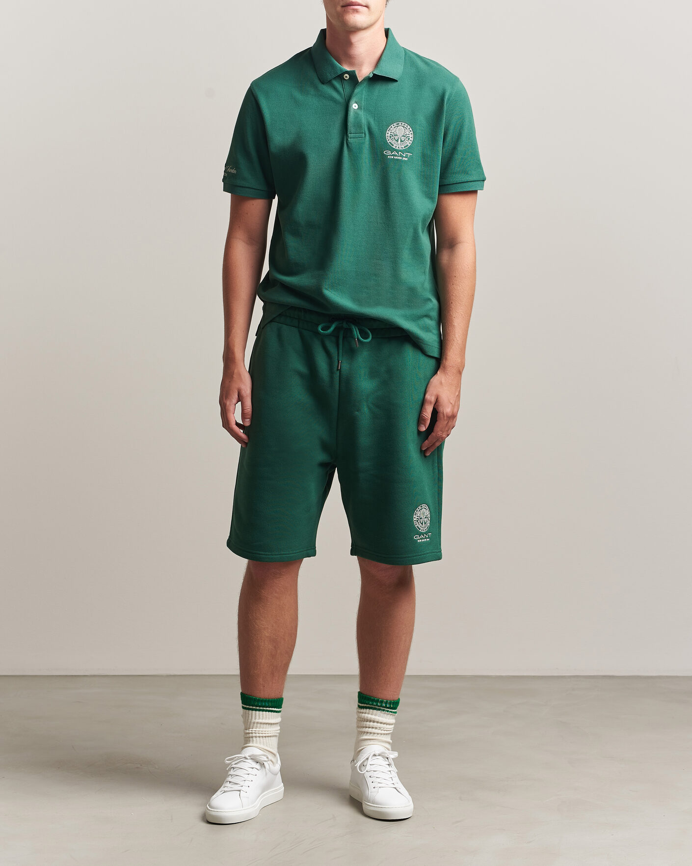 Homme | Polos | Gant | Tournament Pique Green