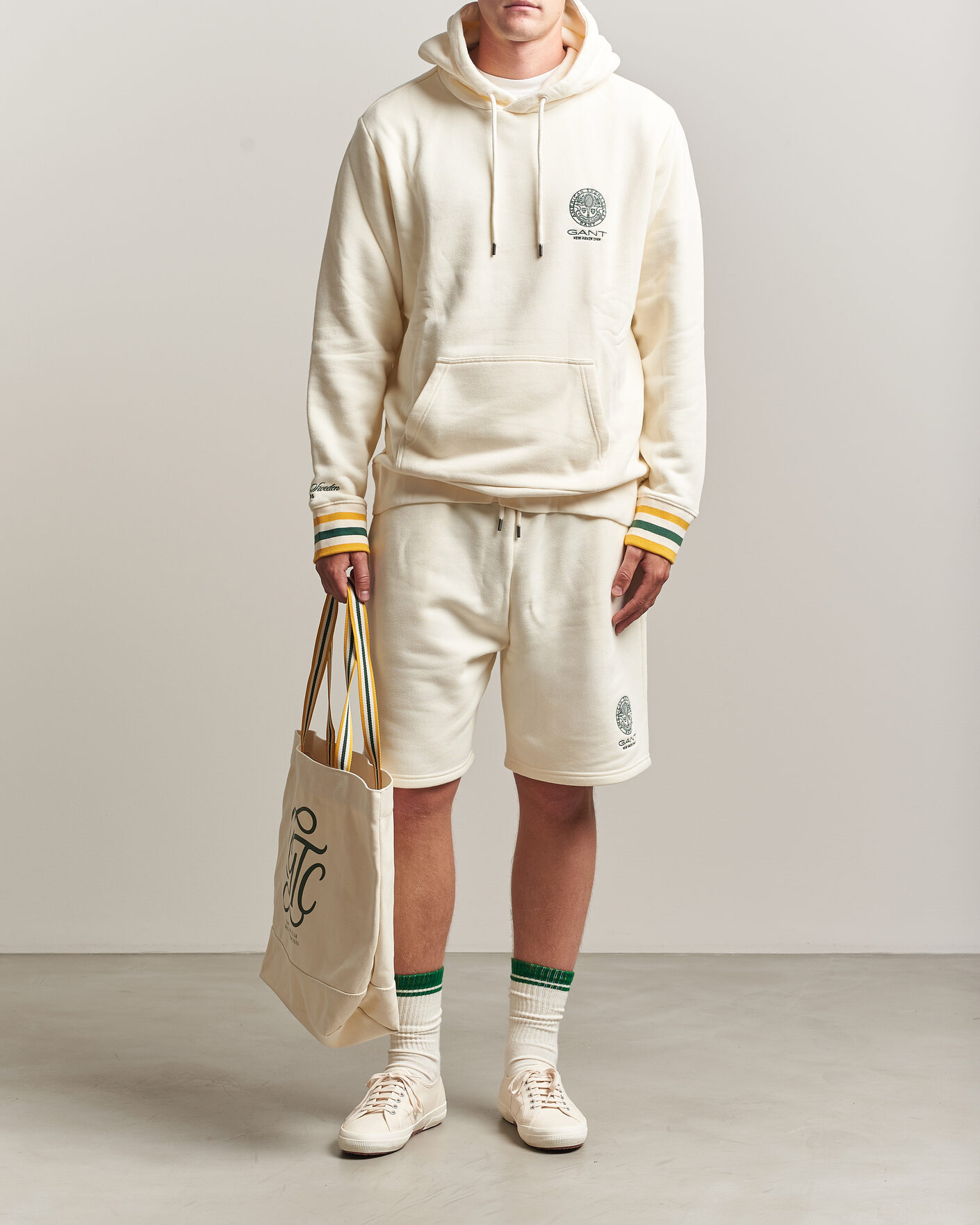 Homme | Pulls Et Tricots | Gant | Tournament Hoodie Cream