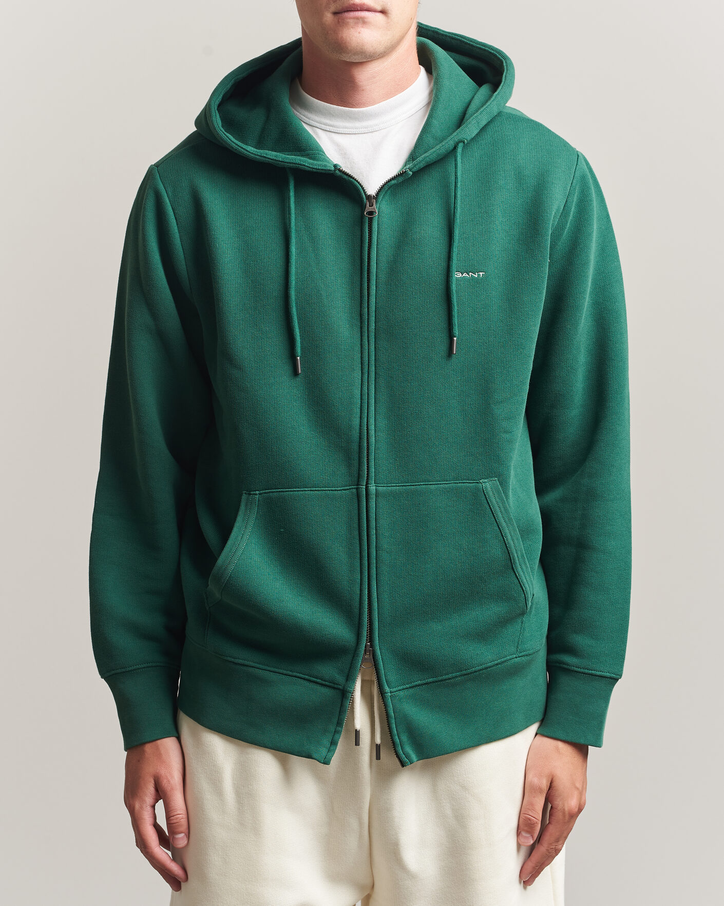 Homme | Pulls Et Tricots | Gant | Tournament Full Zip Hoodie Green