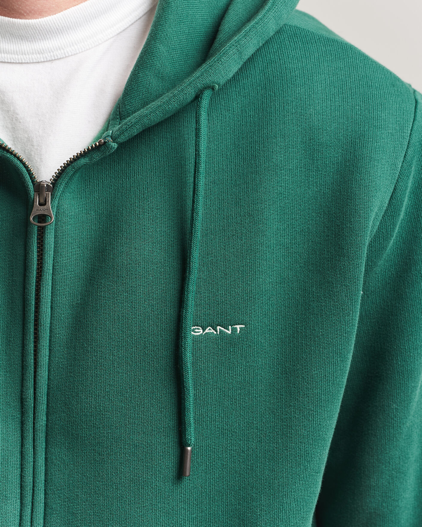 Homme | Pulls Et Tricots | Gant | Tournament Full Zip Hoodie Green