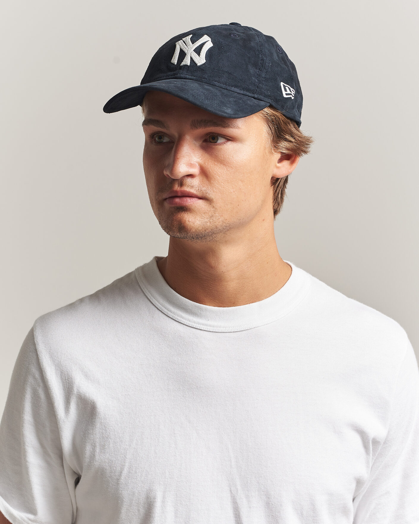 Homme | Bobs Et Casquettes | New Era | 9Twenty Suede New York Yankees Cap Navy