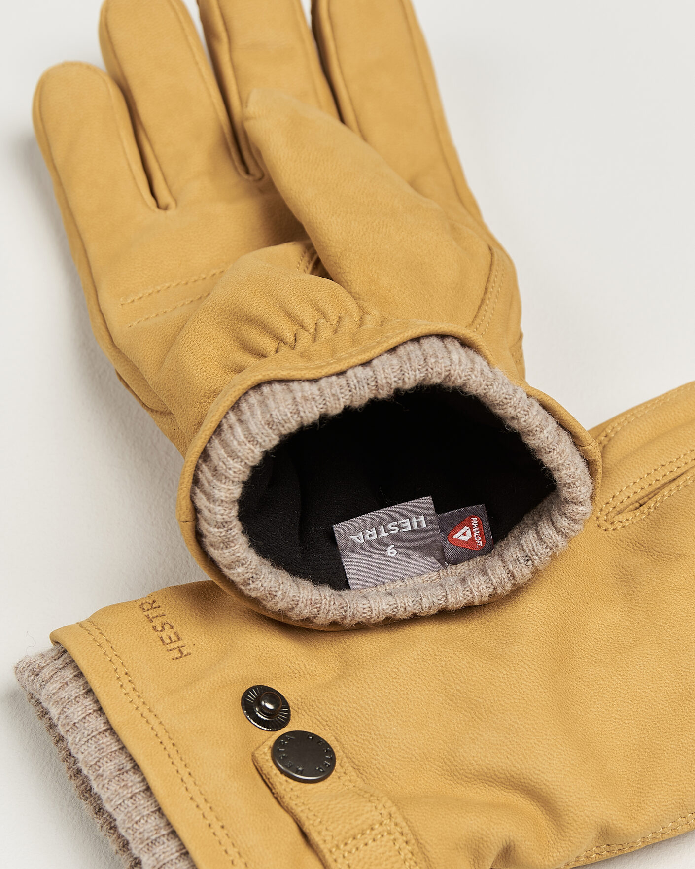 Homme | Gants | Hestra | Bergvik Fleece Liner Buckle Nubuck Glove Tan