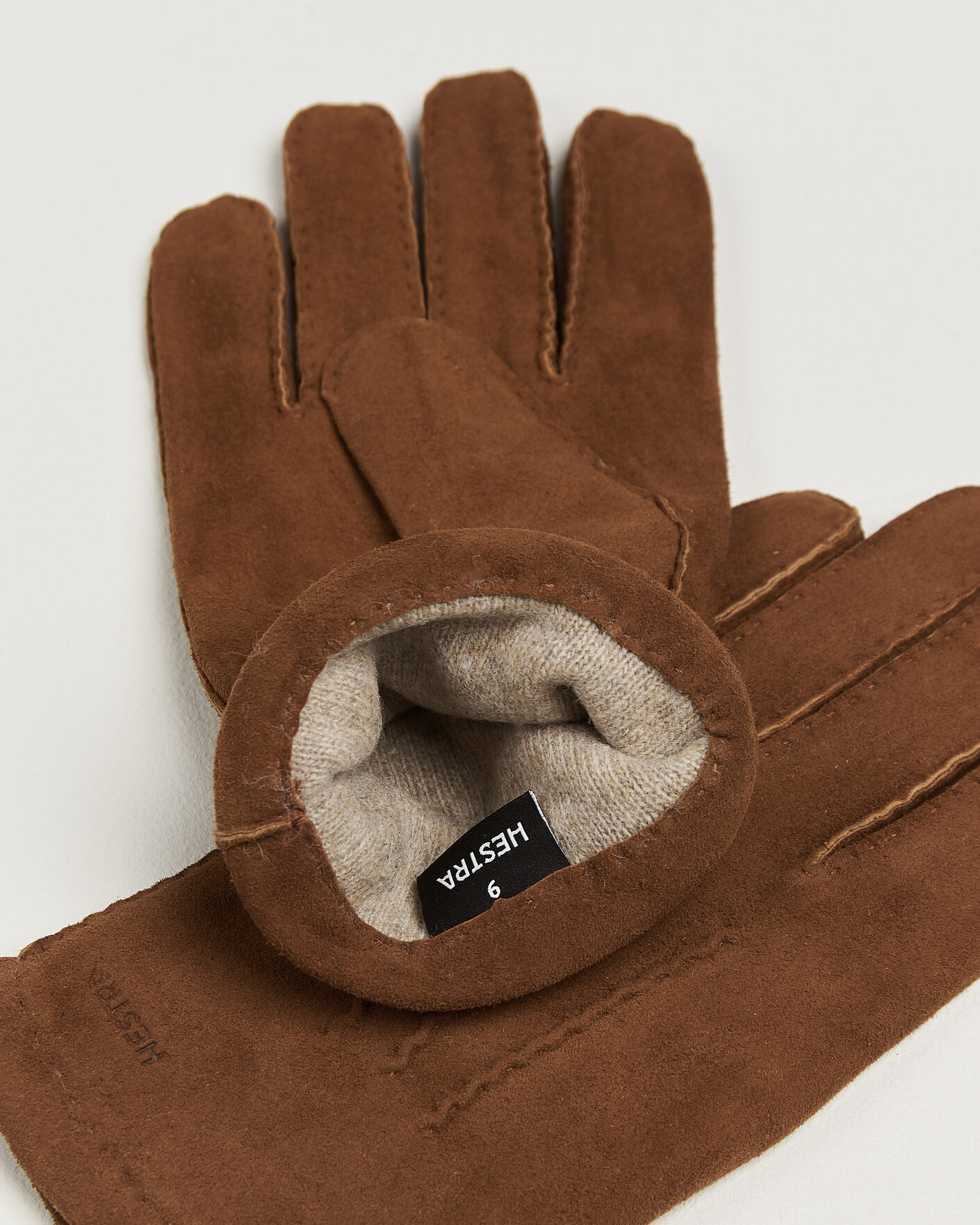 Homme | Gants | Hestra | Arthur Wool Lined Suede Glove Whiskey
