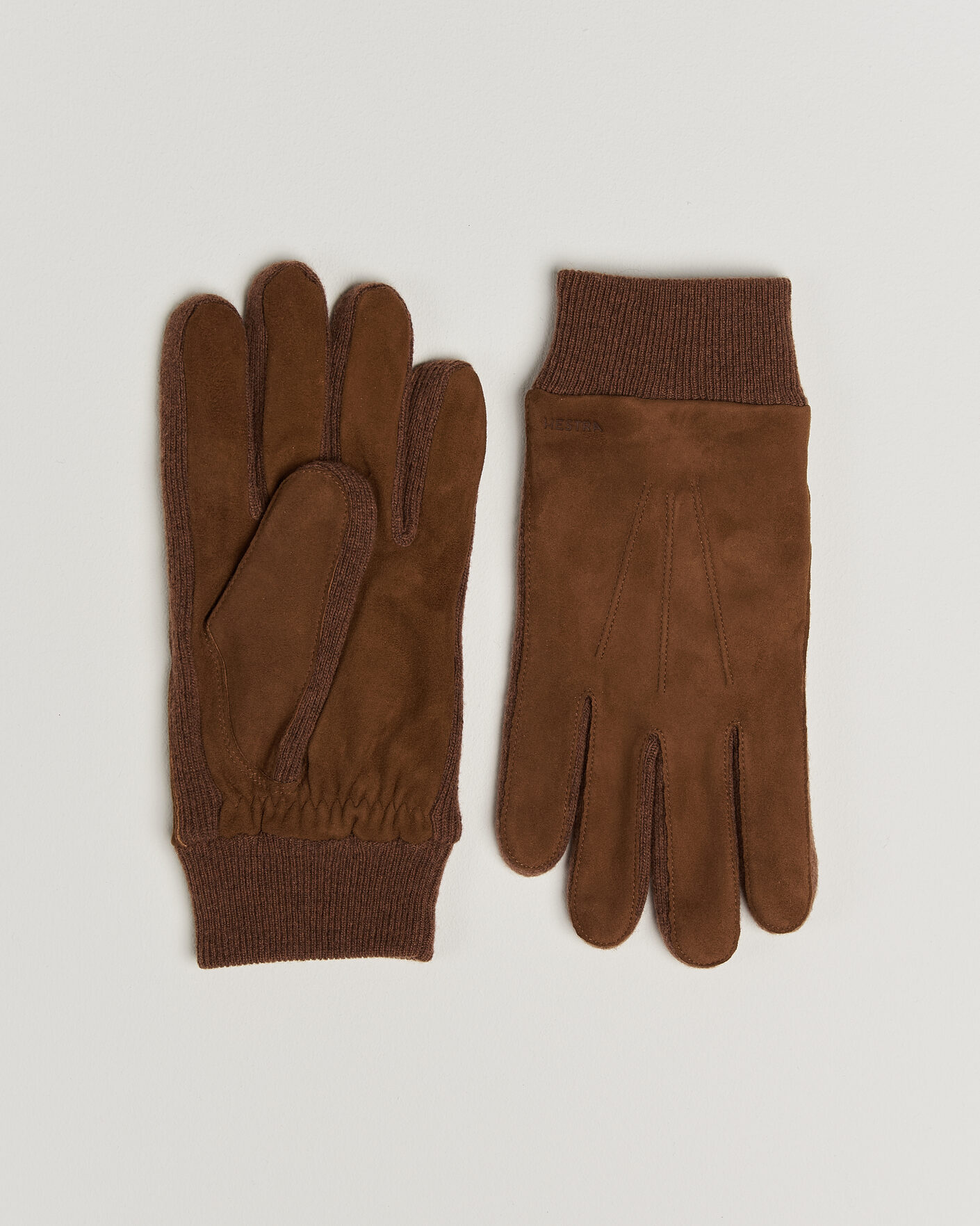 Homme | Gants | Hestra | Geoffery Suede Wool Tricot Glove Whiskey