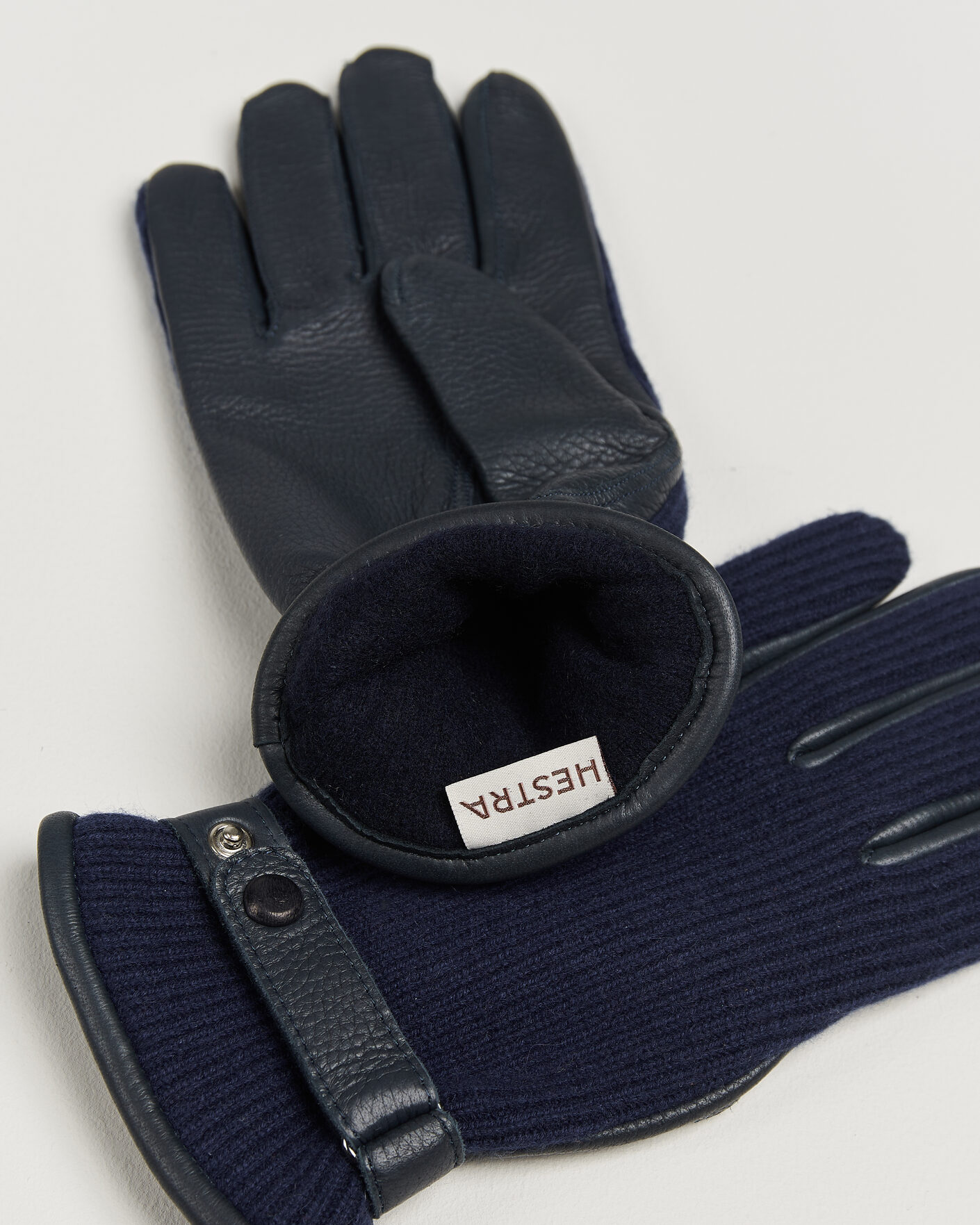 Homme | Gants | Hestra | Christopher Cashmere/Elkskin Glove Navy