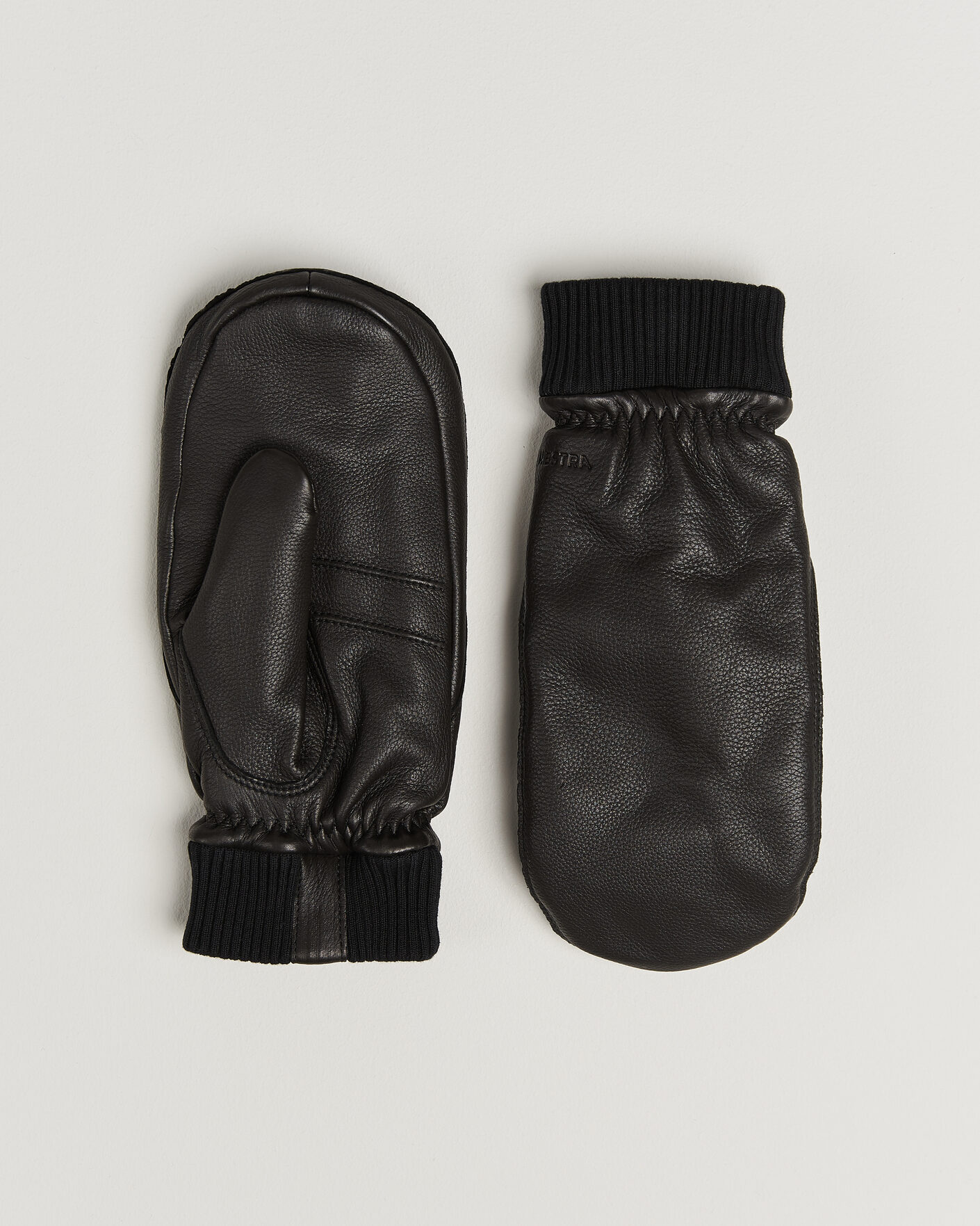 Homme | Gants | Hestra | Tore Deerskin Primaloft Lined Mitt Black