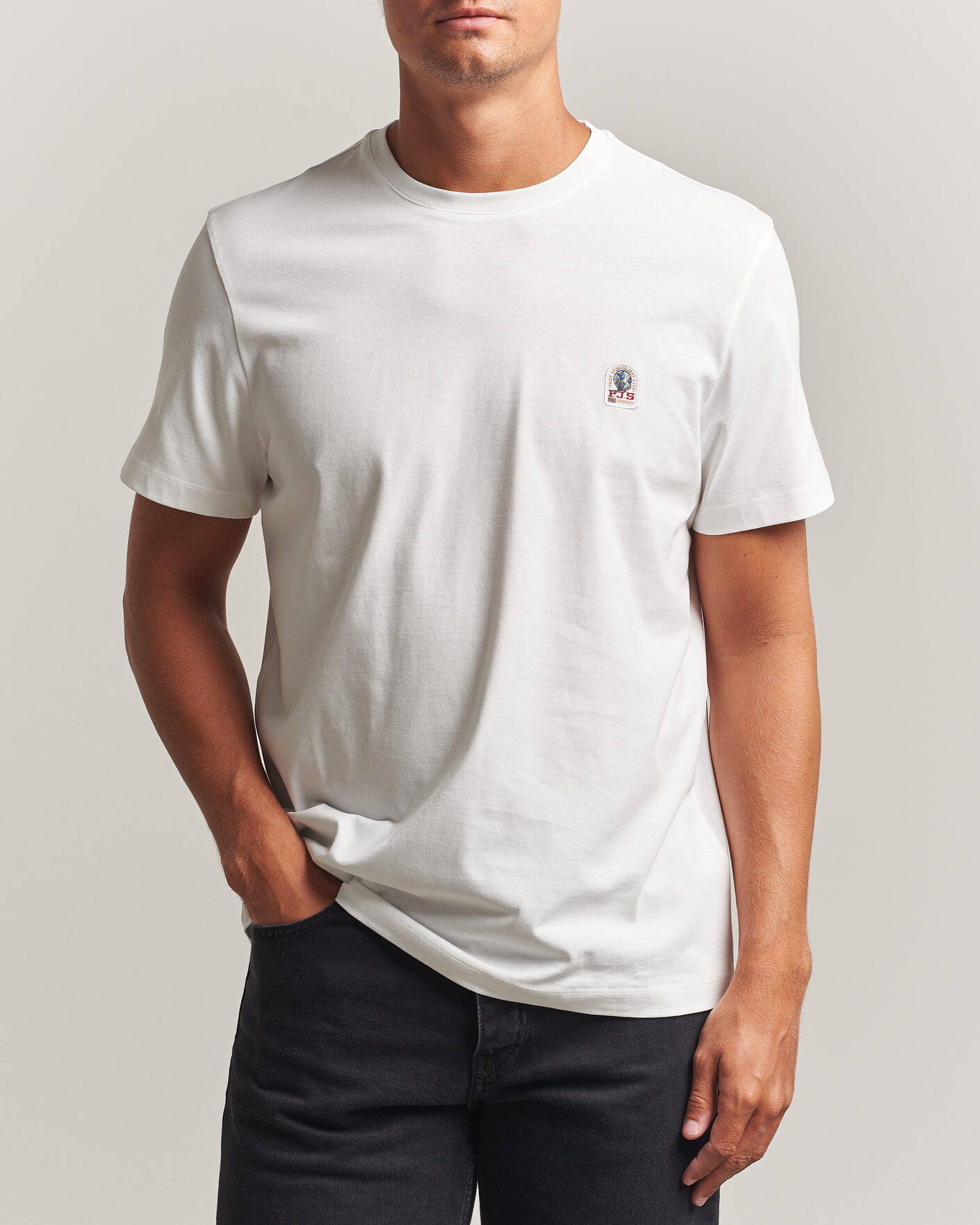 Homme | T-shirts | Parajumpers | Patch Super Easy T-Shirt White