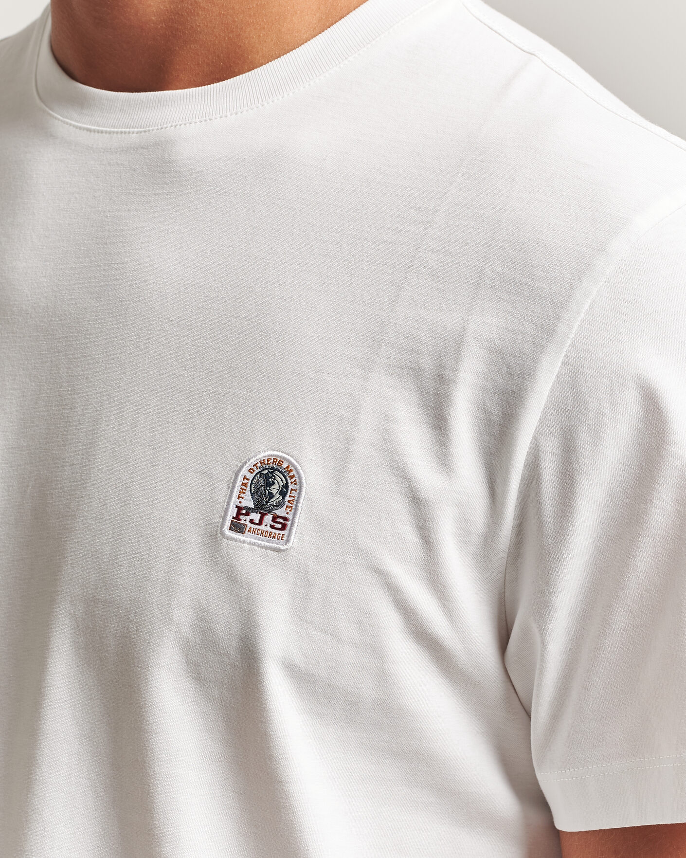 Homme | T-shirts | Parajumpers | Patch Super Easy T-Shirt White