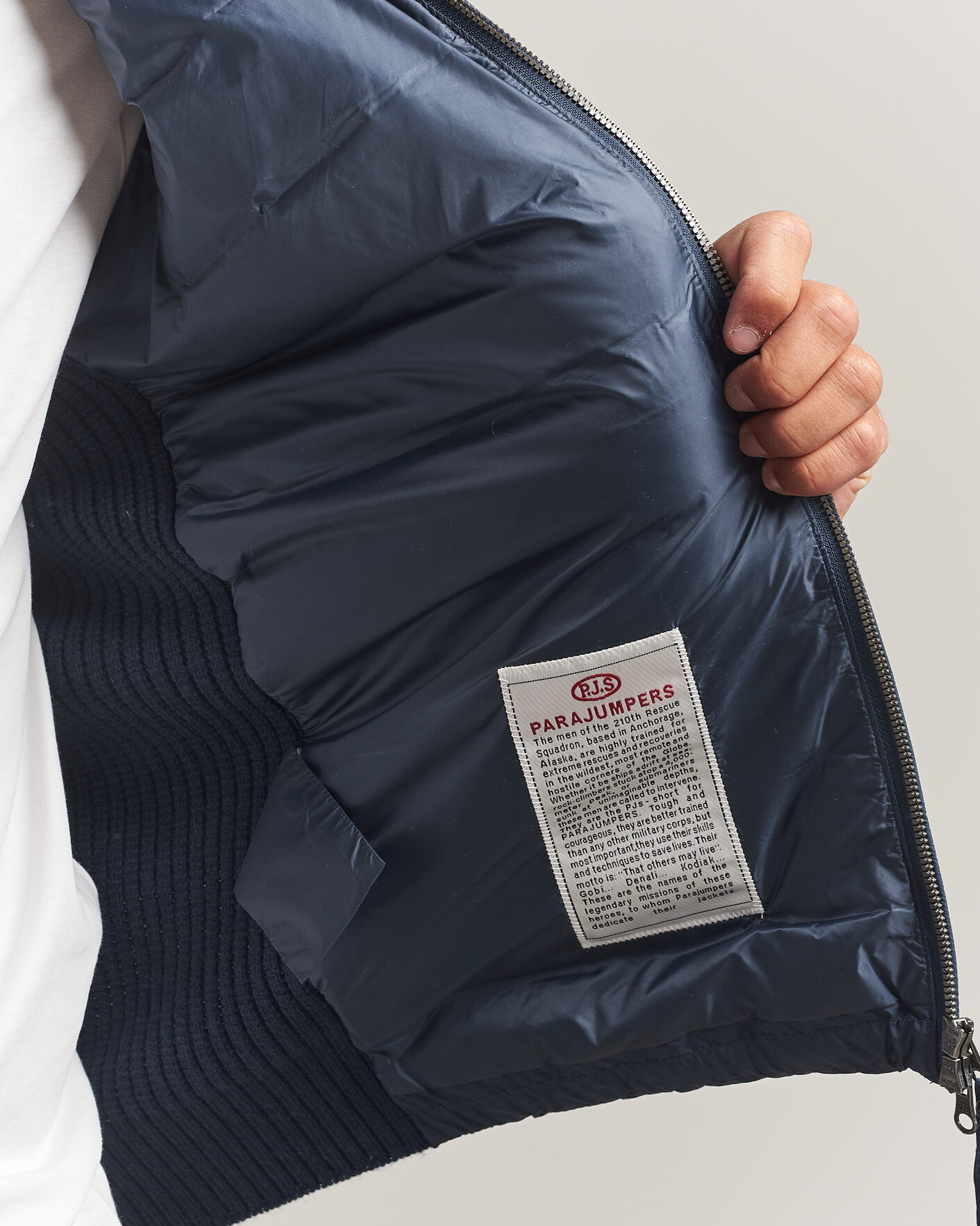 Homme | Manteaux Et Vestes | Parajumpers | Olmo Rib Knitted Hybrid Jacket Nine Iron