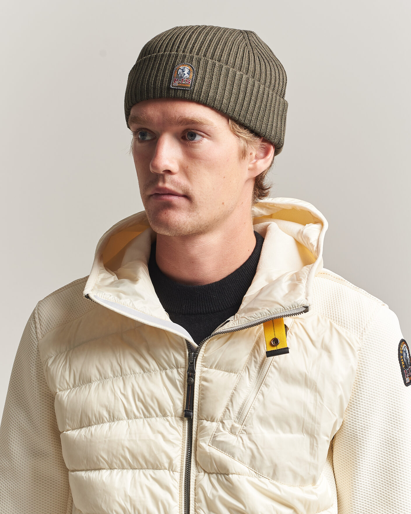 Homme | Bonnets | Parajumpers | Matio Ribbed Hat Taggia Olive