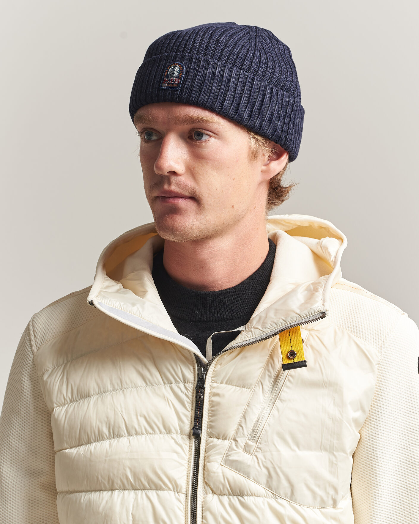 Homme | Bonnets | Parajumpers | Matio Ribbed Hat Blue Navy