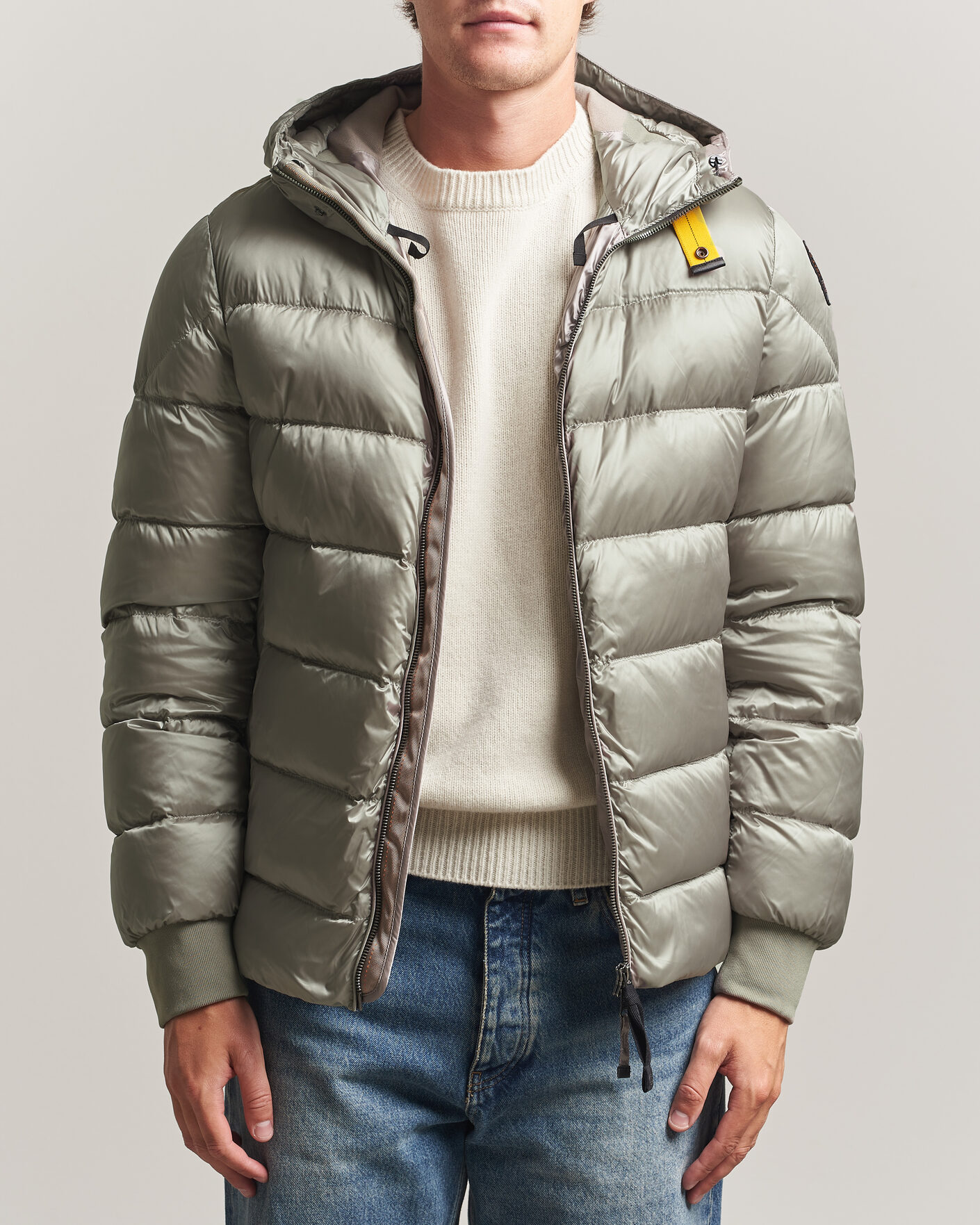Homme | Manteaux Et Vestes | Parajumpers | Pharrel Sheen Hooded Jacket Mid Grey