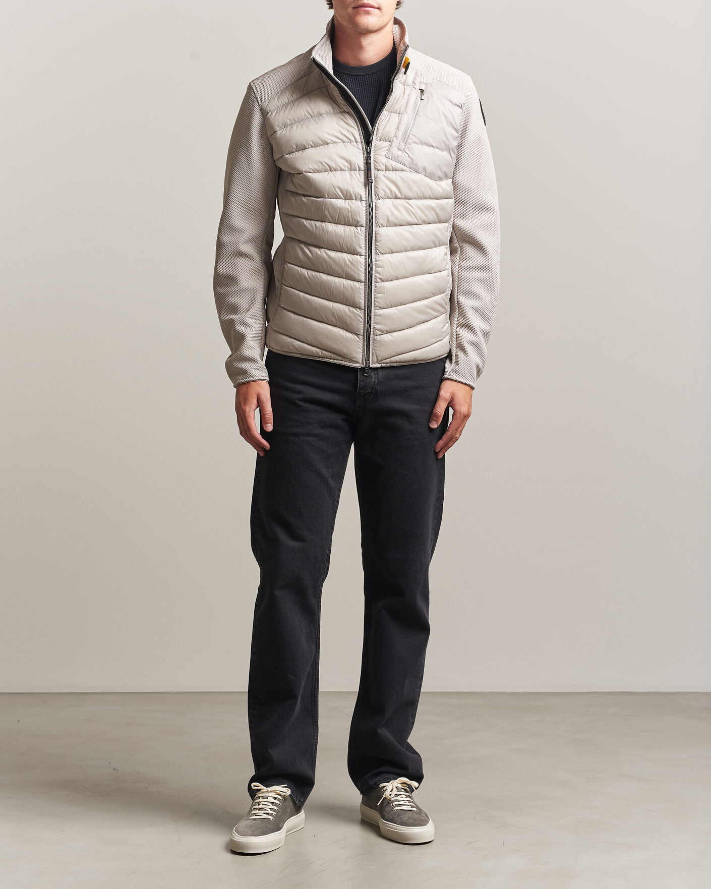 Homme | Manteaux Et Vestes | Parajumpers | Jayden Warm Up Hybrid Jacket Mid Grey