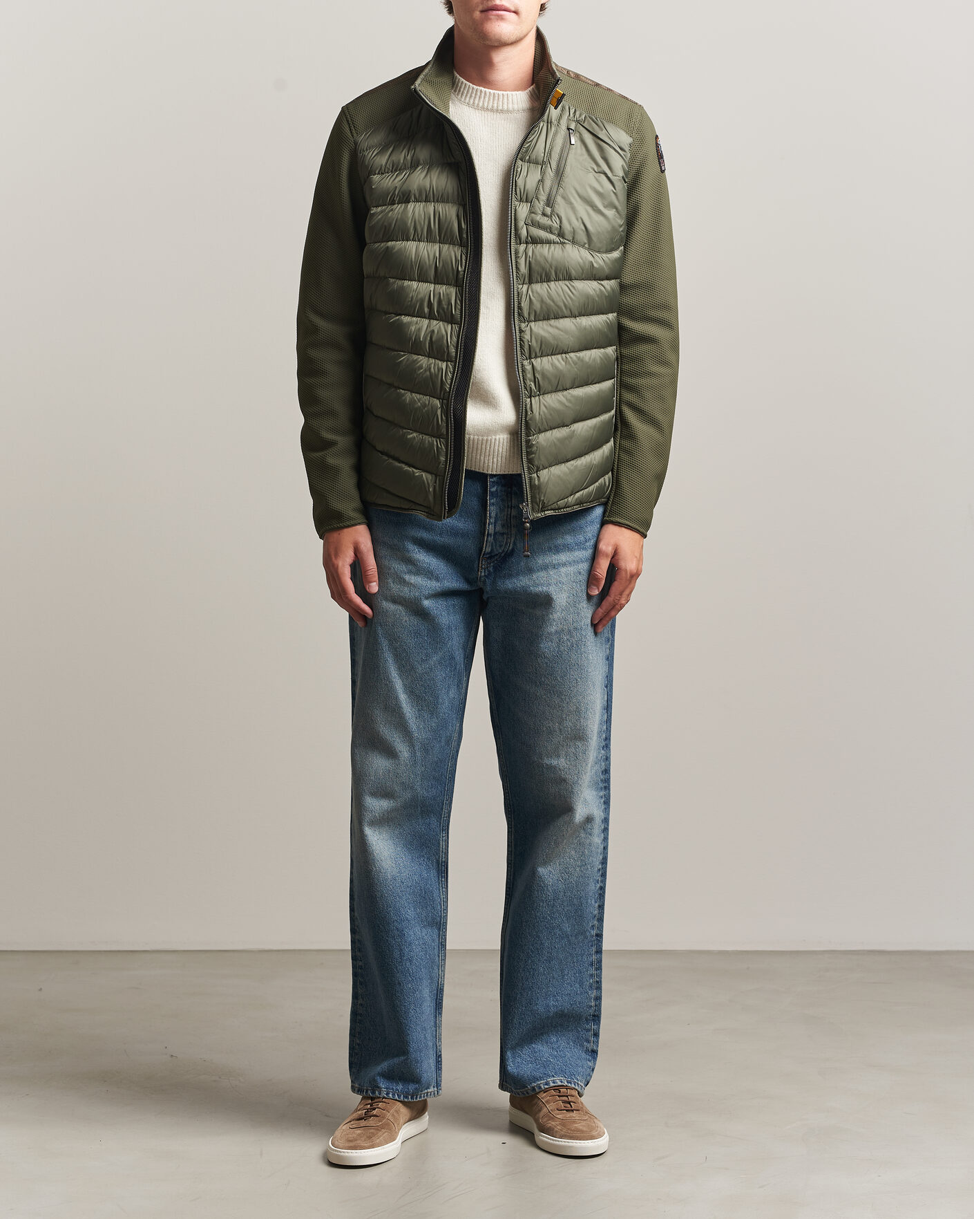 Homme | Manteaux Et Vestes | Parajumpers | Jayden Warm Up Hybrid Jacket Rosemary