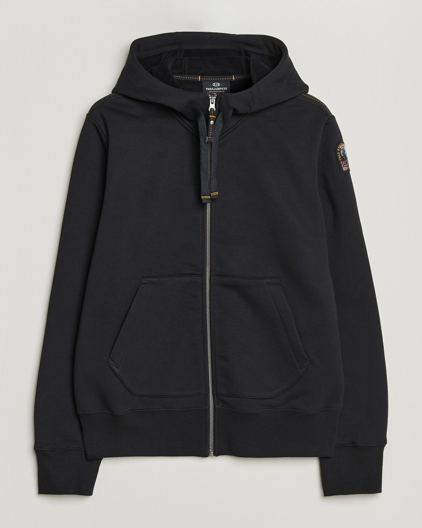 Homme | Pulls Et Tricots | Parajumpers | Charlie Super Easy Full Zip Black