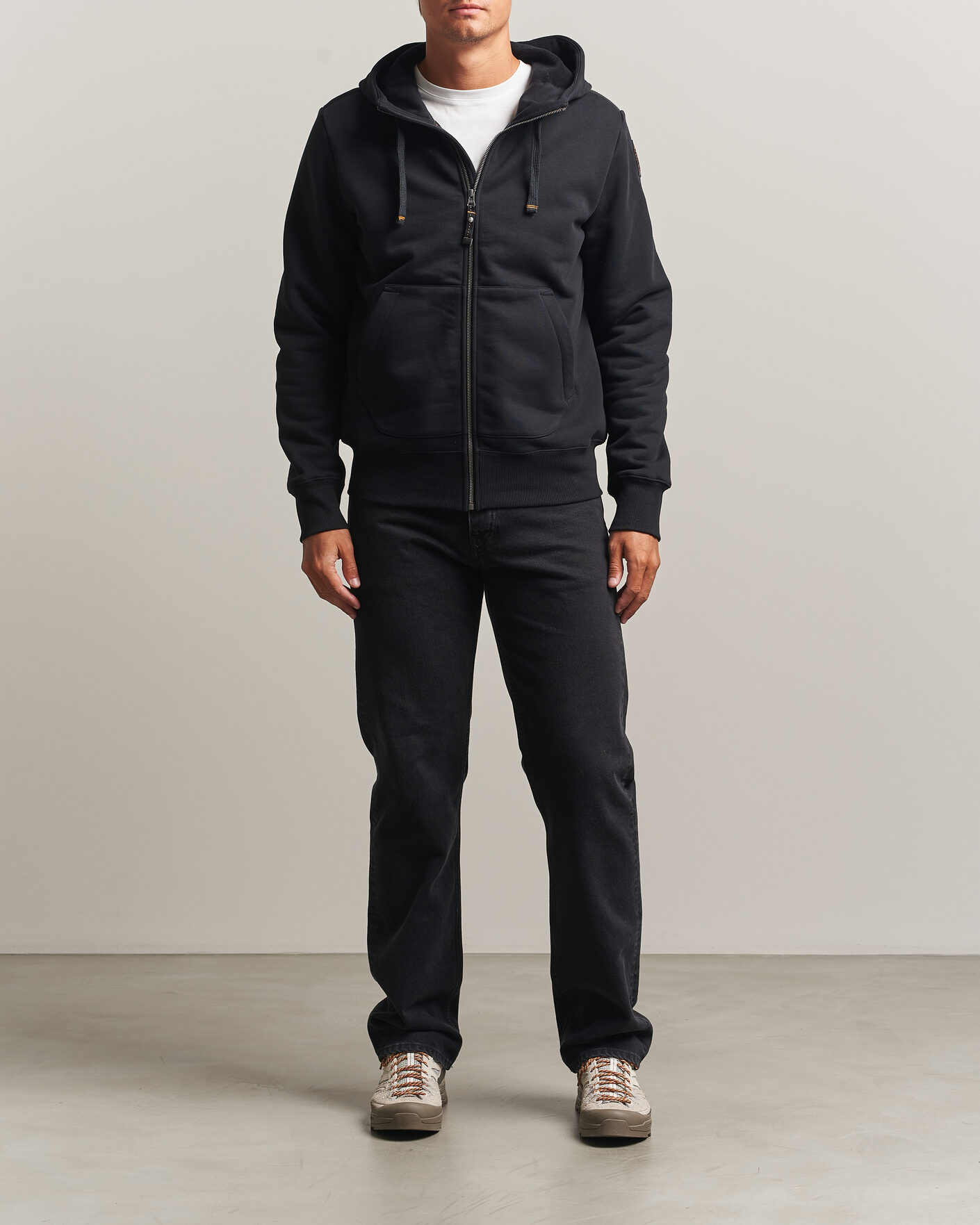 Homme | Pulls Et Tricots | Parajumpers | Charlie Super Easy Full Zip Black