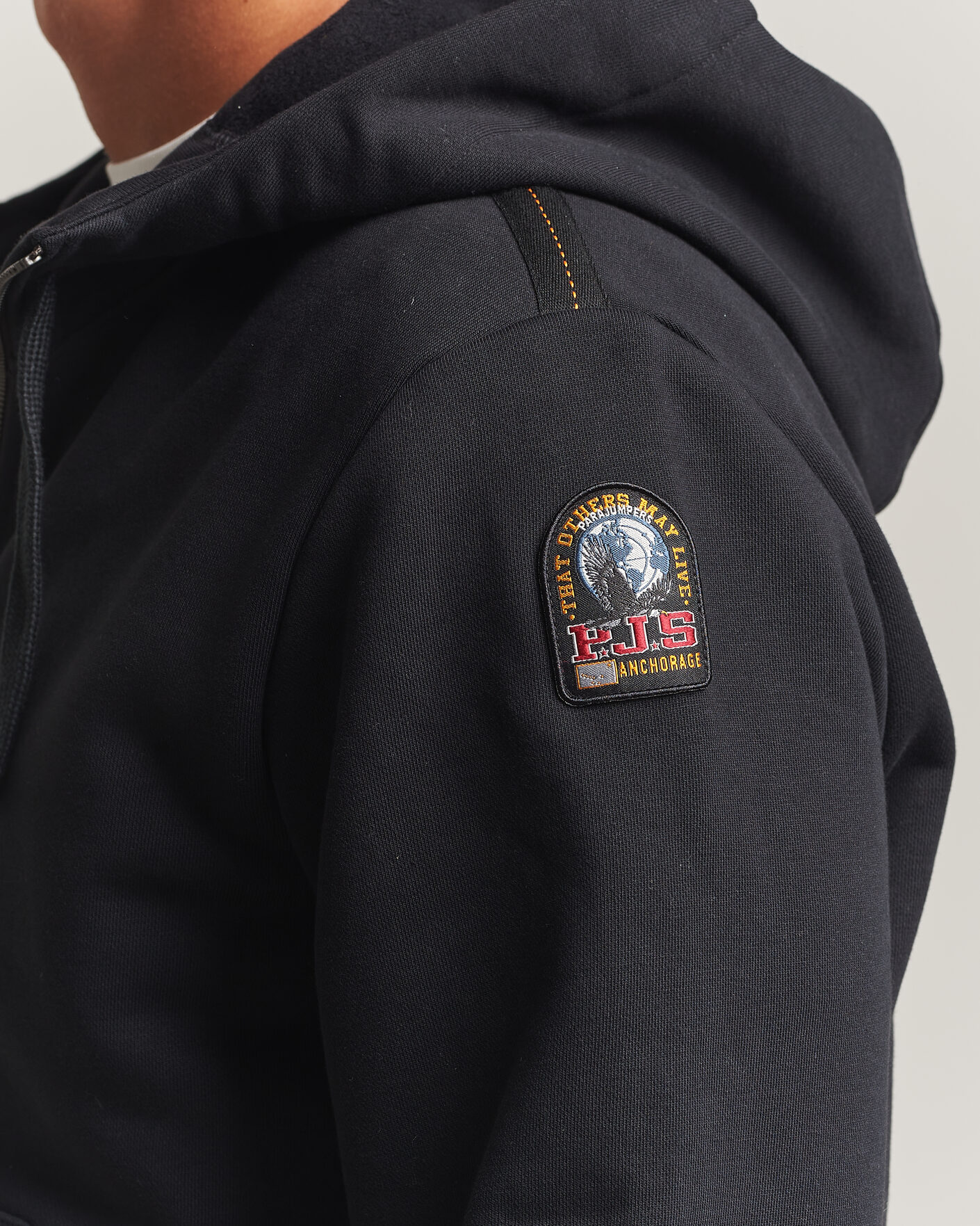 Homme | Pulls Et Tricots | Parajumpers | Charlie Super Easy Full Zip Black