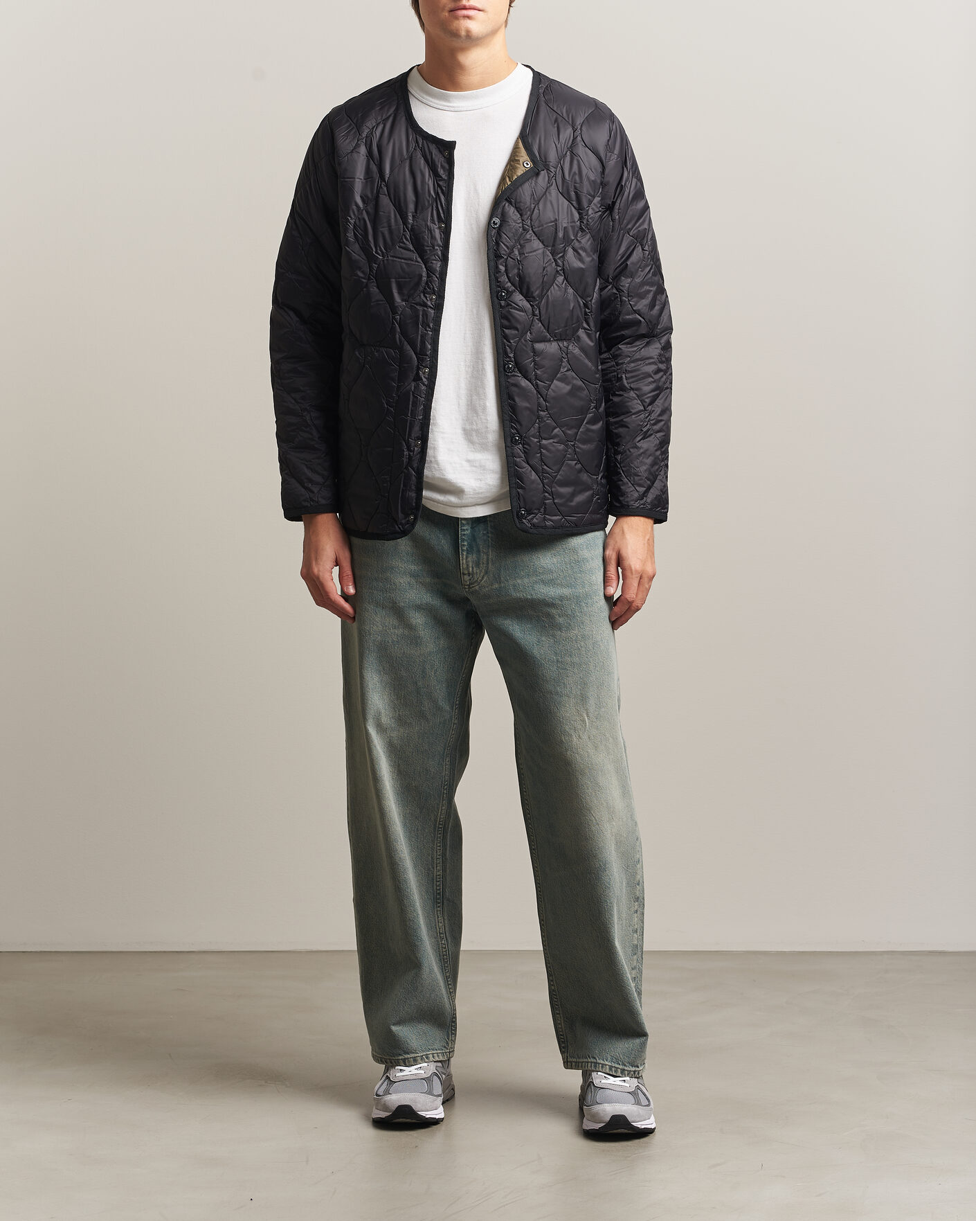 Homme | Manteaux Et Vestes | TAION | Military Crew Neck Down Jacket Black