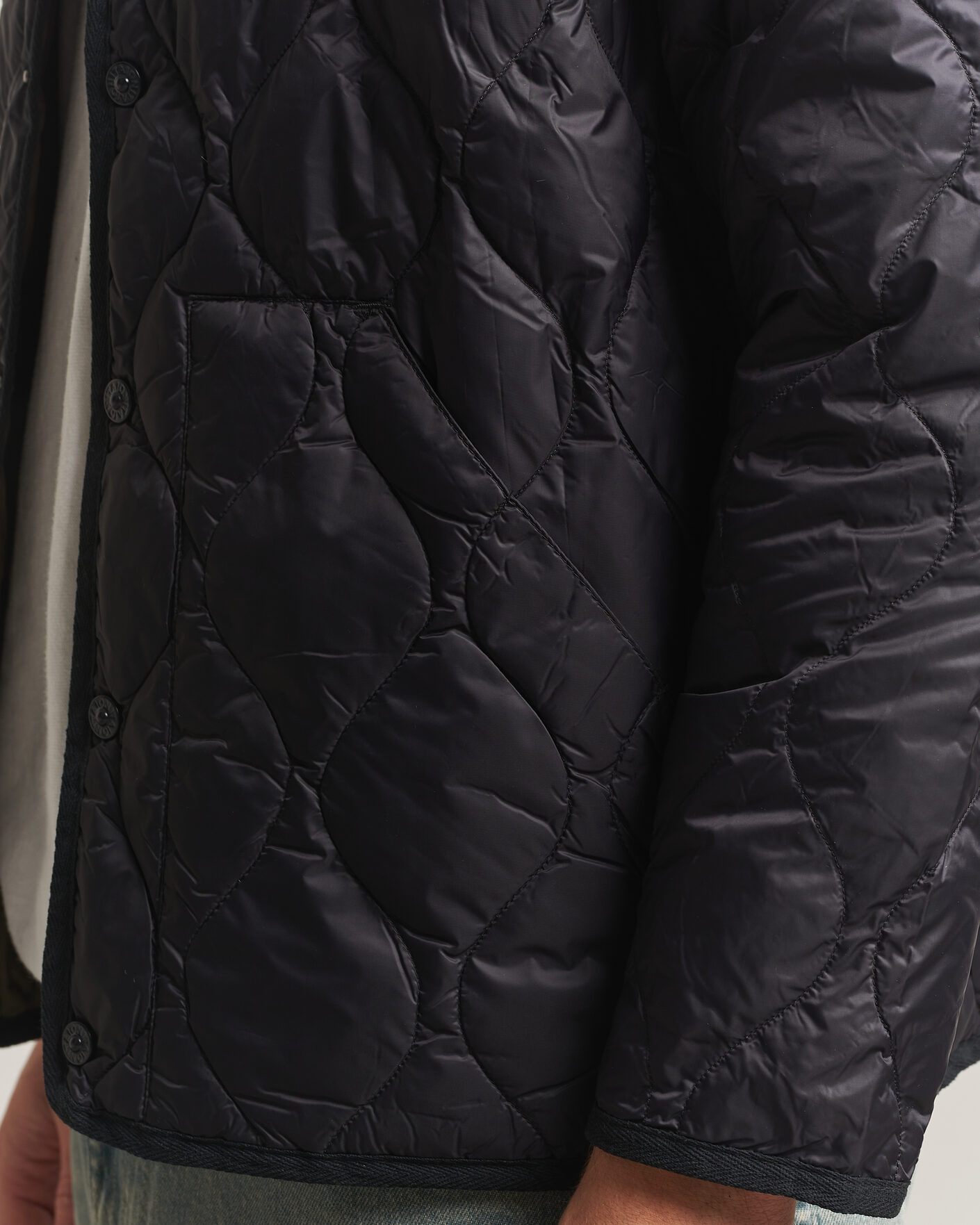 Homme | Manteaux Et Vestes | TAION | Military Crew Neck Down Jacket Black