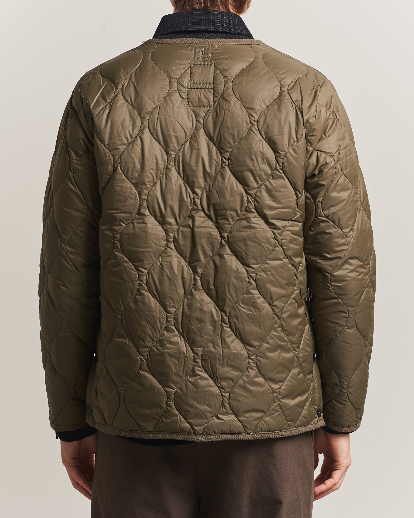 Homme | Manteaux Et Vestes | TAION | Military Crew Neck Down Jacket Dark Olive