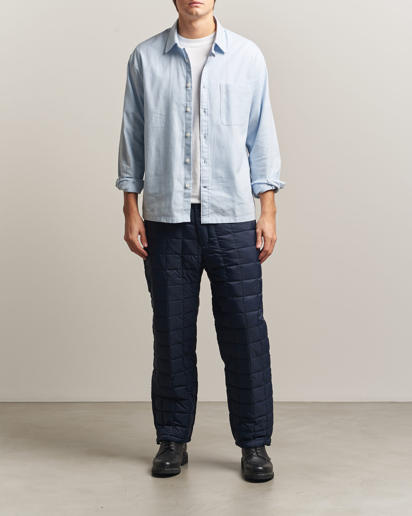Homme | Pantalons | TAION | Mountain Down Pants Dark Navy