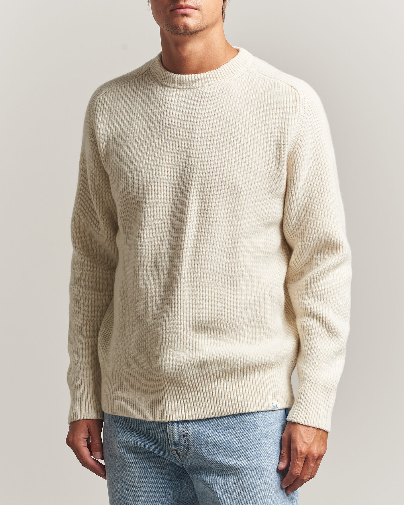 Homme | Pulls Et Tricots | Merz b. Schwanen | Merino/Cashmere Knitted Sweater Nature