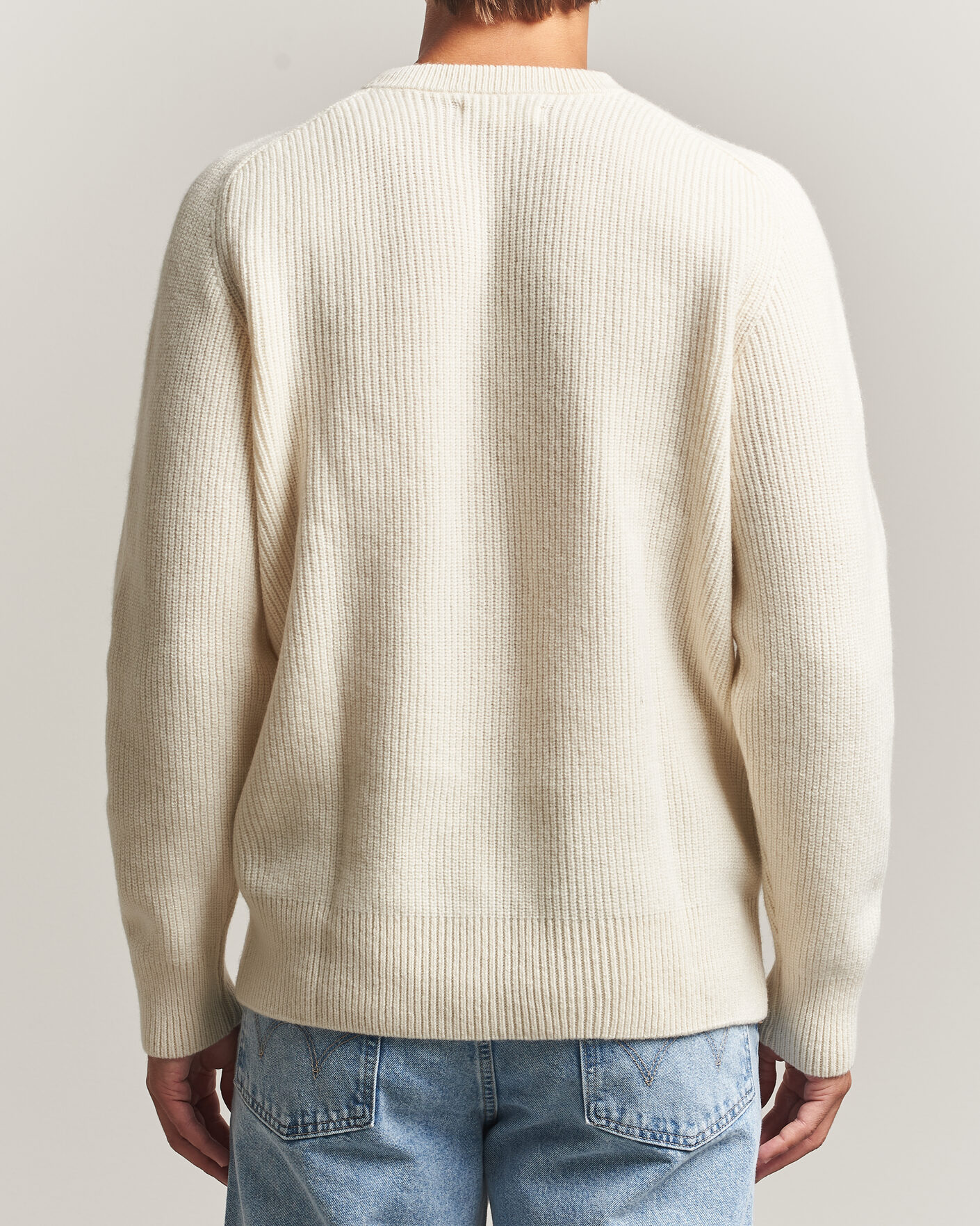 Homme | Pulls Et Tricots | Merz b. Schwanen | Merino/Cashmere Knitted Sweater Nature