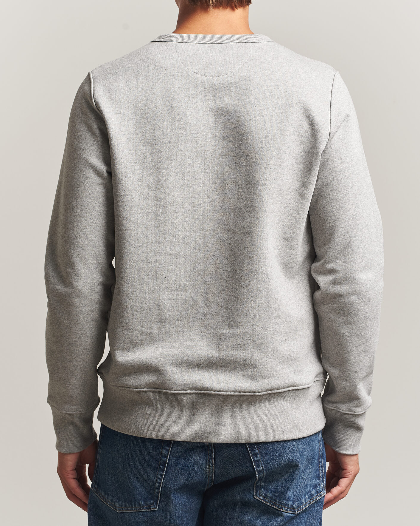 Homme | Pulls Et Tricots | Merz b. Schwanen | Classic Fit Loopwheeled Heavyweight Sweatshirt Grey Melange