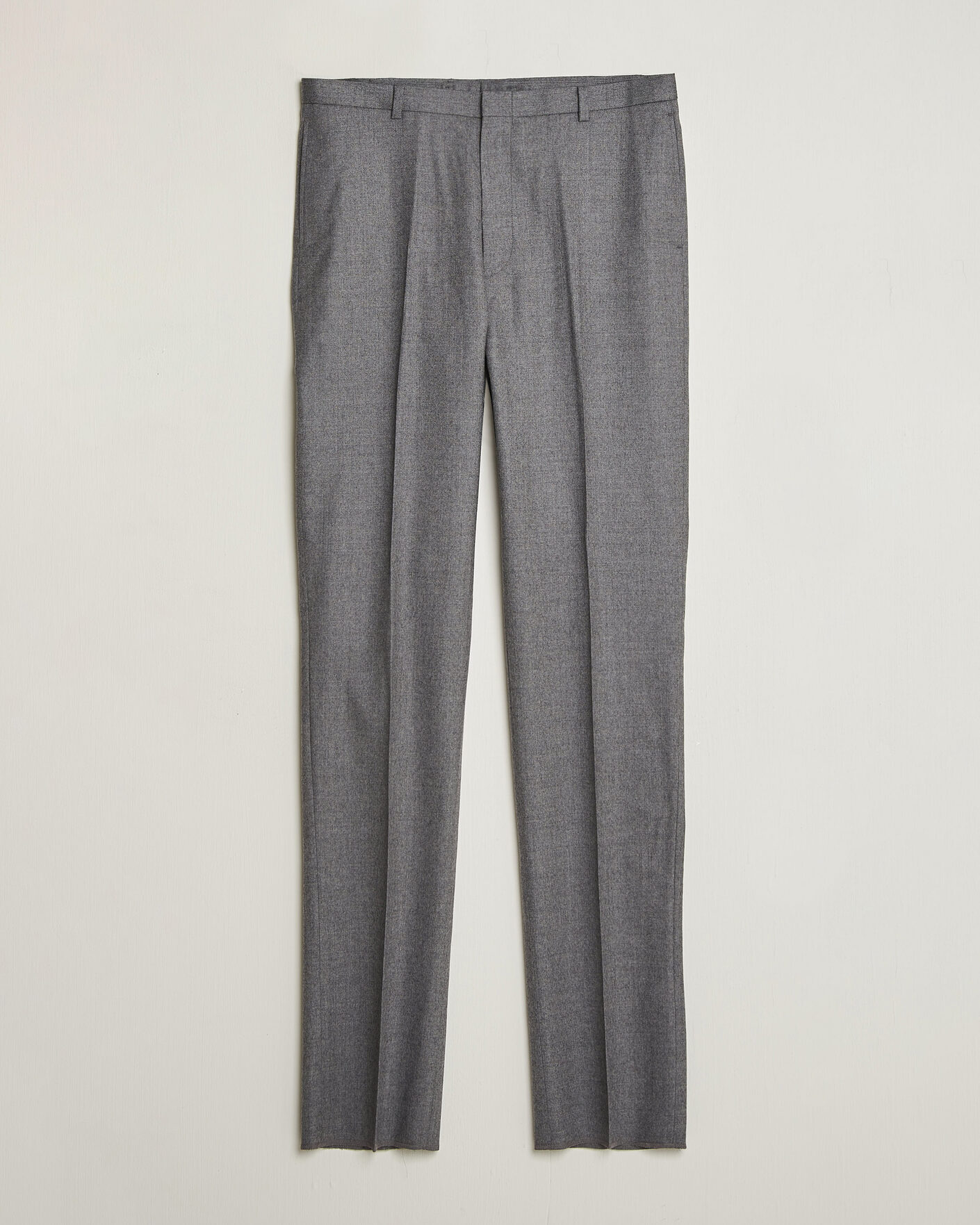 Homme | Pantalons | Kamakura Shirts | Saxony Wool Ivy Trousers Mid Gray
