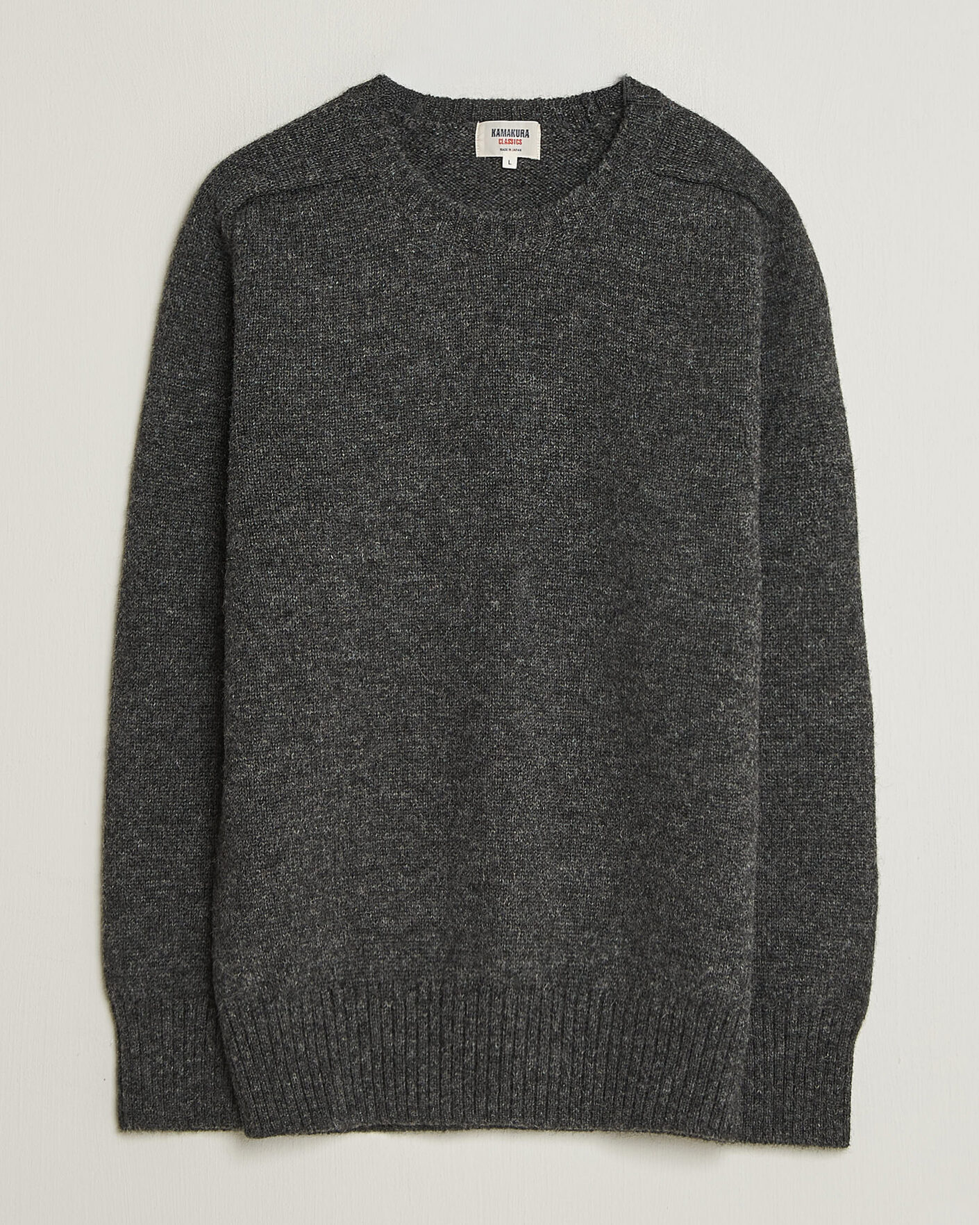 Homme | Pulls Et Tricots | Kamakura Shirts | 5 Gauge Shetland Sweater Gray