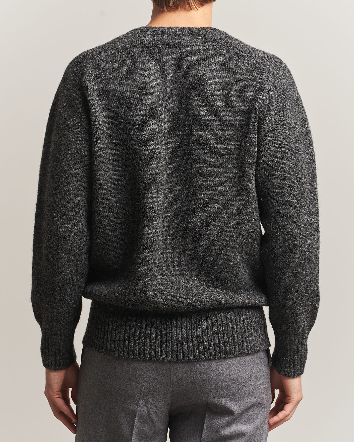 Homme | Pulls Et Tricots | Kamakura Shirts | 5 Gauge Shetland Sweater Gray