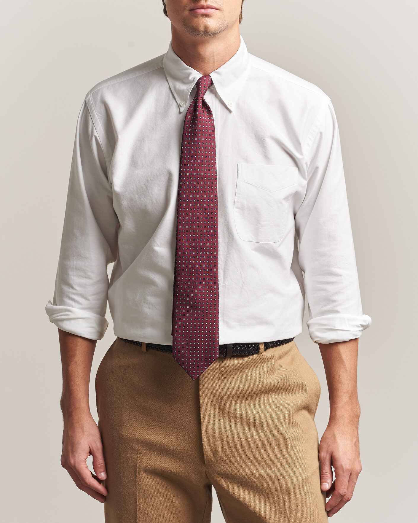 Homme | Chemises | Kamakura Shirts | Ametora Japanese Oxford BD Shirt White