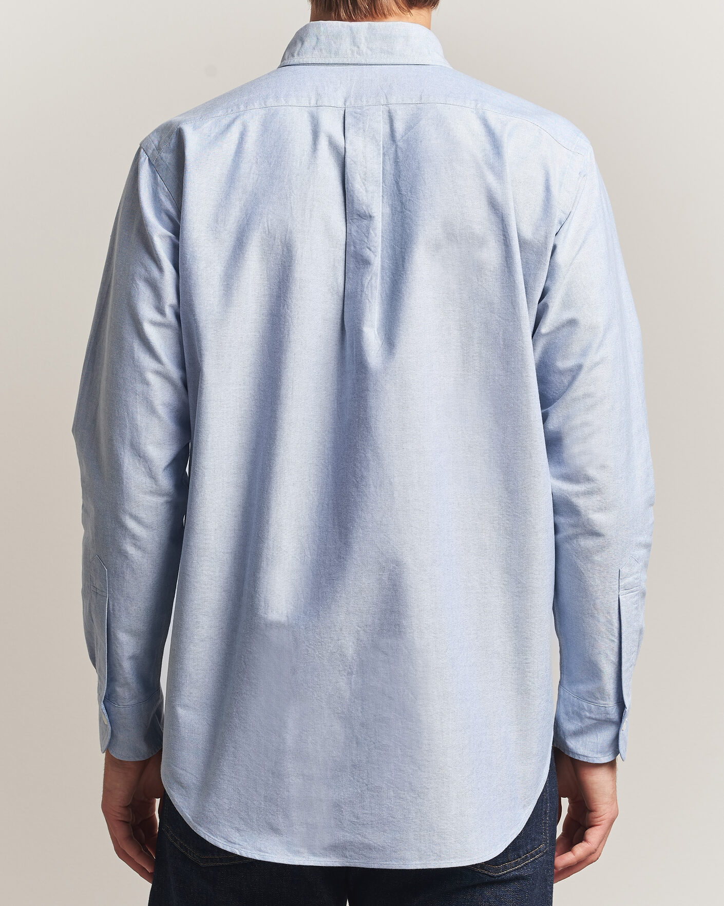 Homme | Chemises | Kamakura Shirts | Ametora Japanese Oxford BD Shirt Light Blue