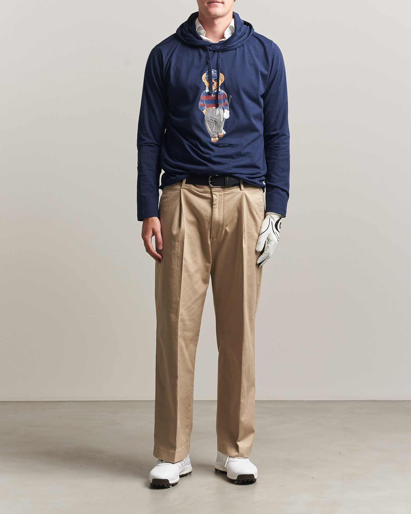 Homme | Pulls Et Tricots | RLX Ralph Lauren | Bear Hoodie Refined Navy