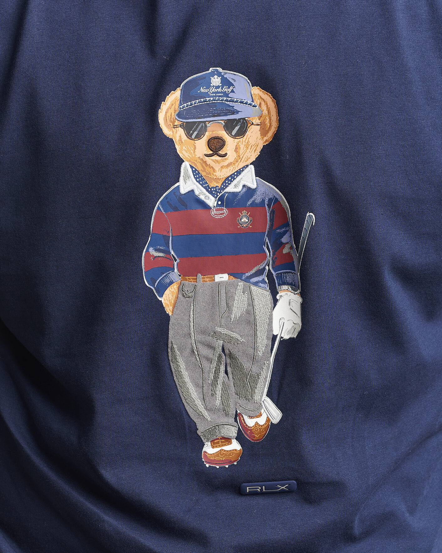Homme | Pulls Et Tricots | RLX Ralph Lauren | Bear Hoodie Refined Navy