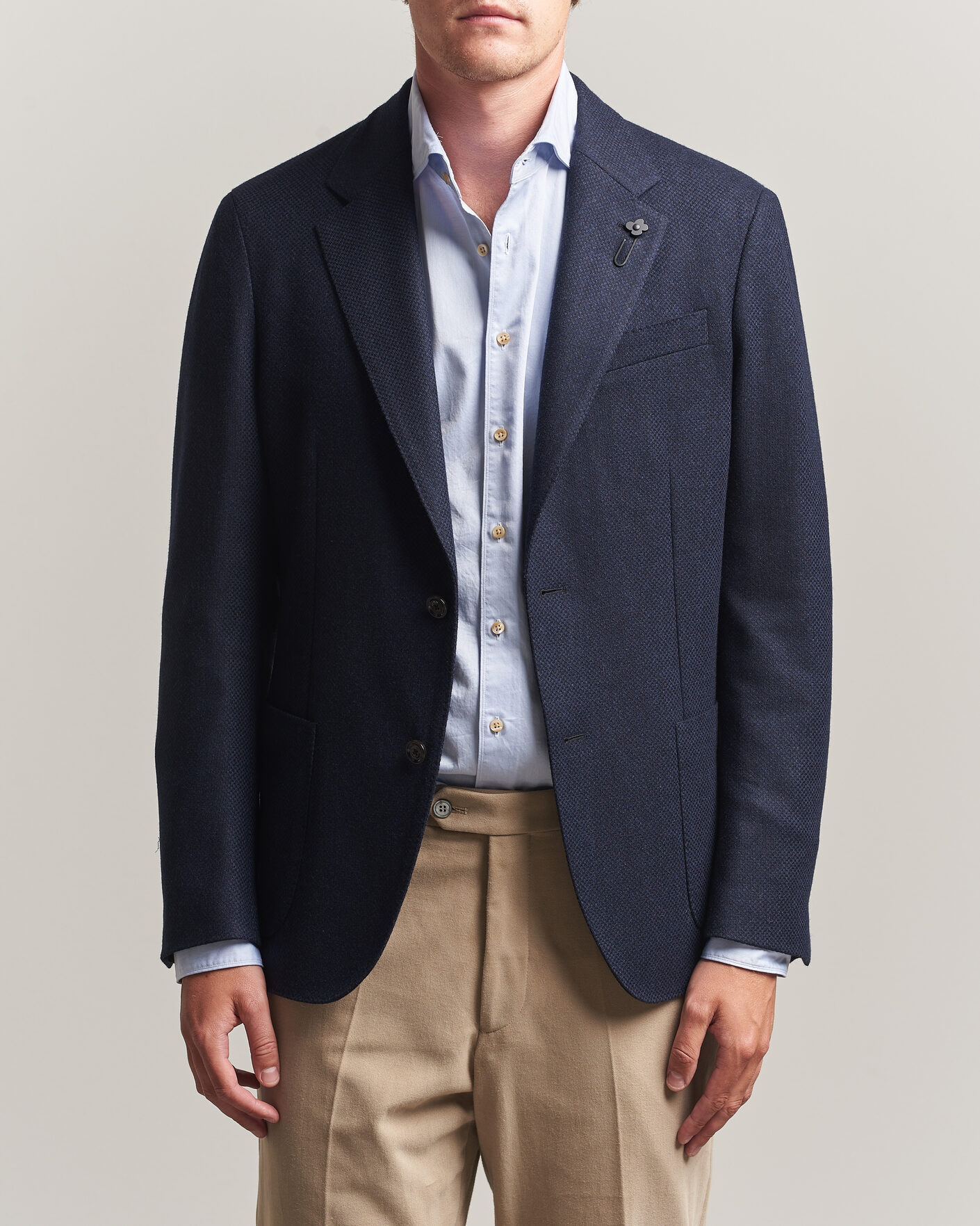 Homme | Blazers | Lardini | Wool/Cashmere Blazer Navy