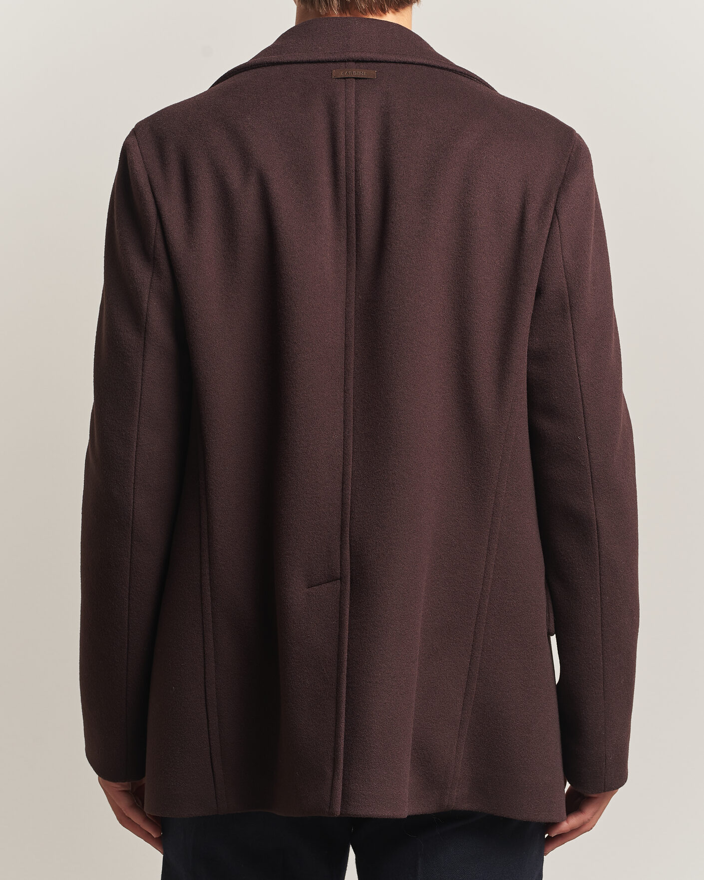 Homme | Manteaux Et Vestes | Lardini | Wool Peacoat Brown