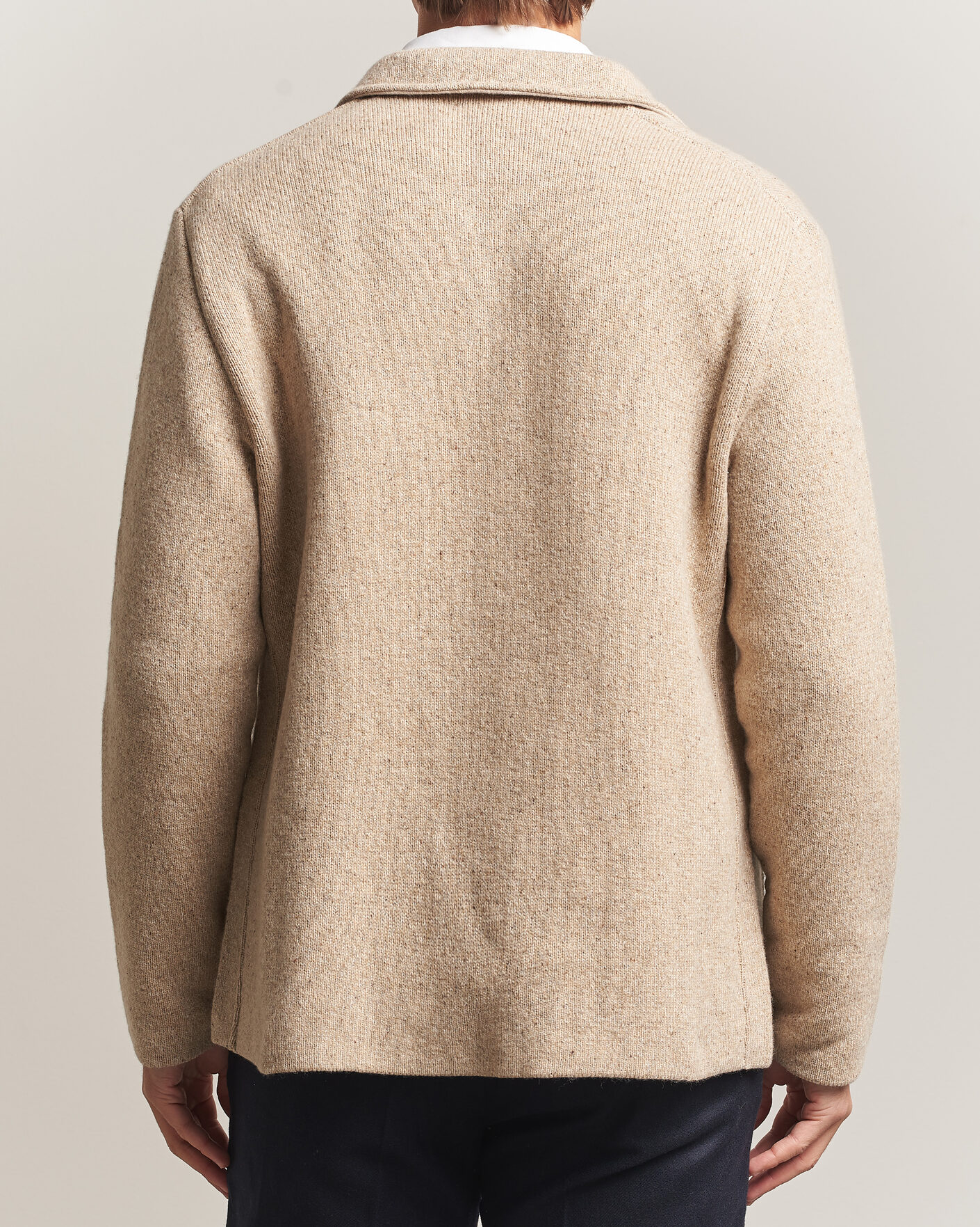 Homme | Pulls Et Tricots | Lardini | Knitted Shirt Jacket Beige