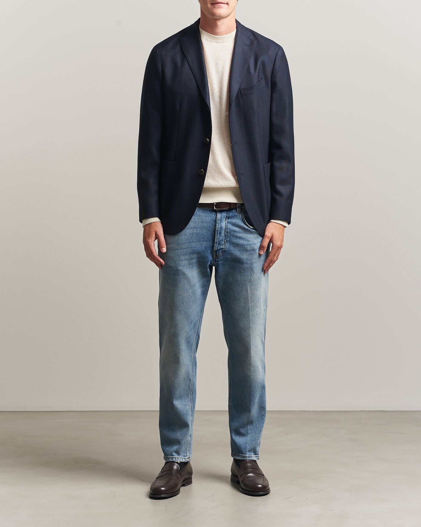 Homme | Jeans | Lardini | Cotton Denim Blue