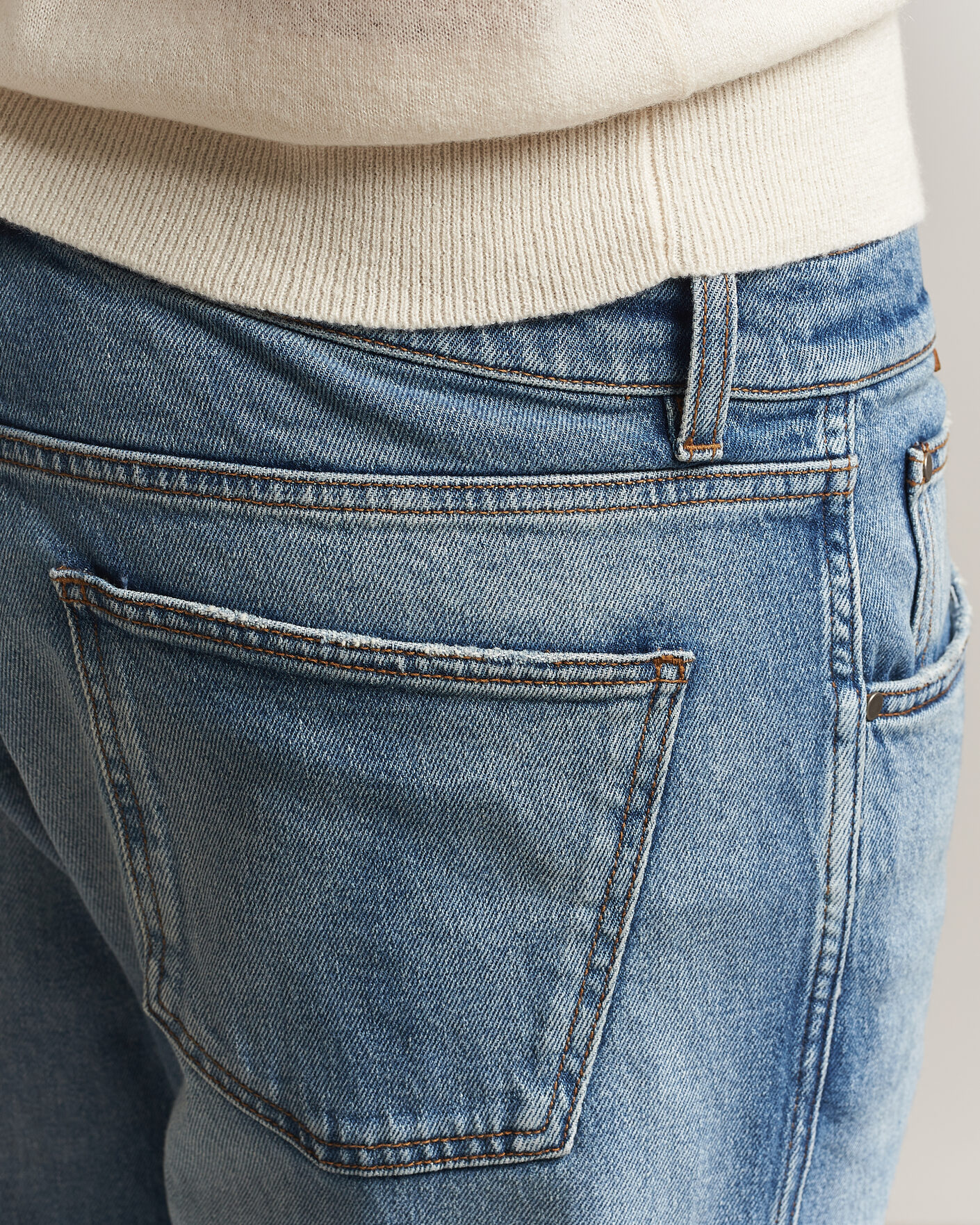 Homme | Jeans | Lardini | Cotton Denim Blue