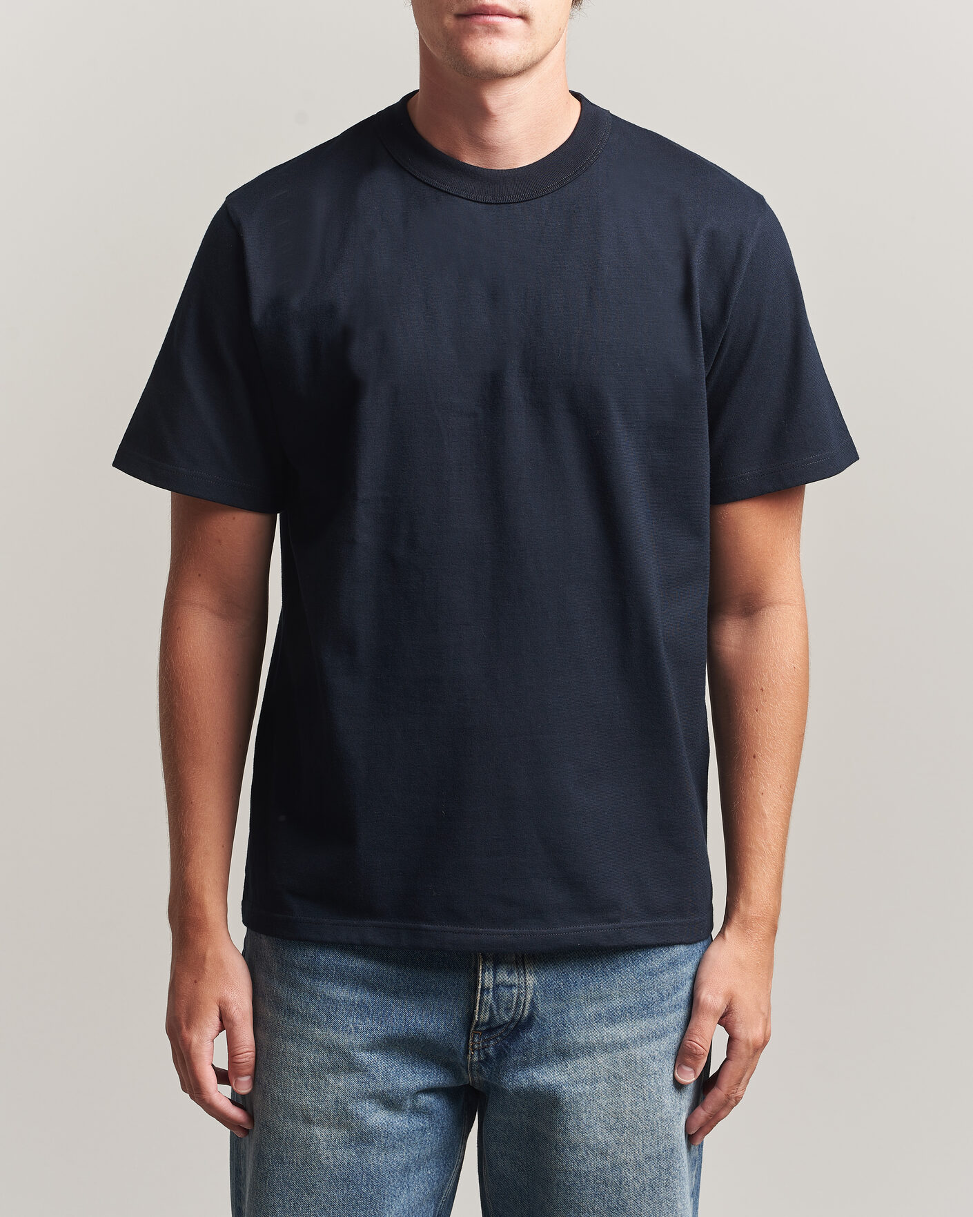 Homme | T-shirts | Armor Lux for Care of Carl | Armor-lux 2-Pack Heritage Callac T-Shirt Rich Navy
