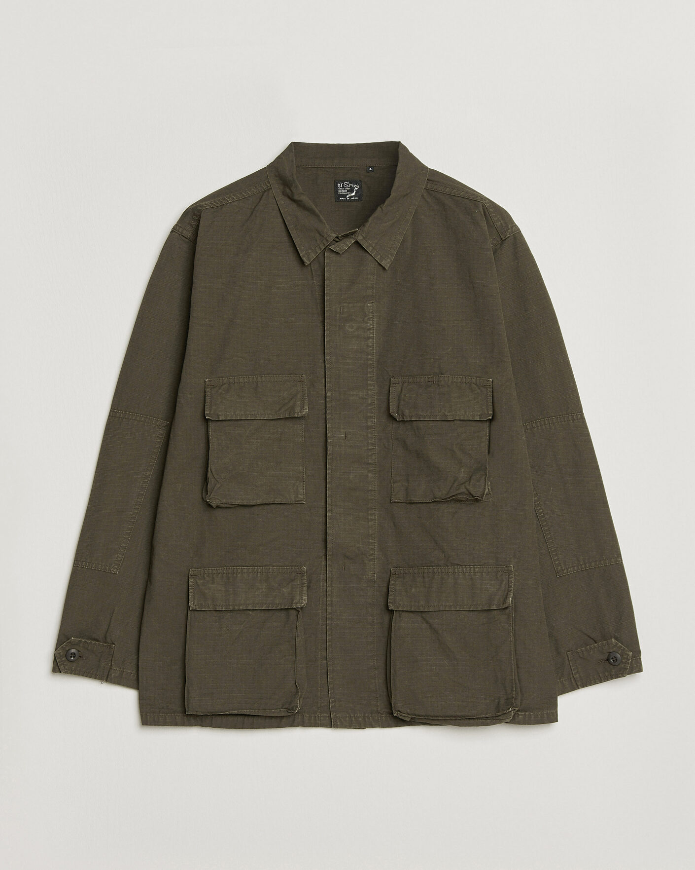 Homme | Manteaux Et Vestes | orSlow | B.D.U. Stone Washed Jacket Coffee Brown