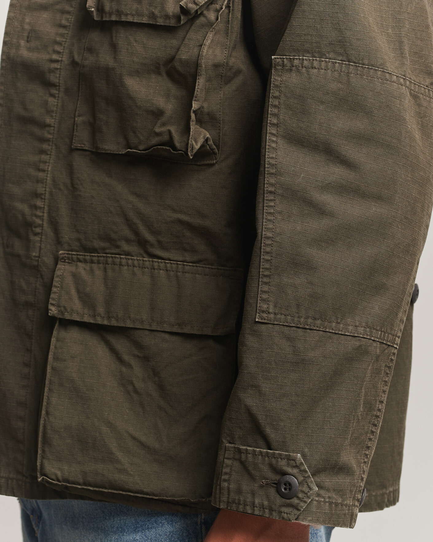 Homme | Manteaux Et Vestes | orSlow | B.D.U. Stone Washed Jacket Coffee Brown